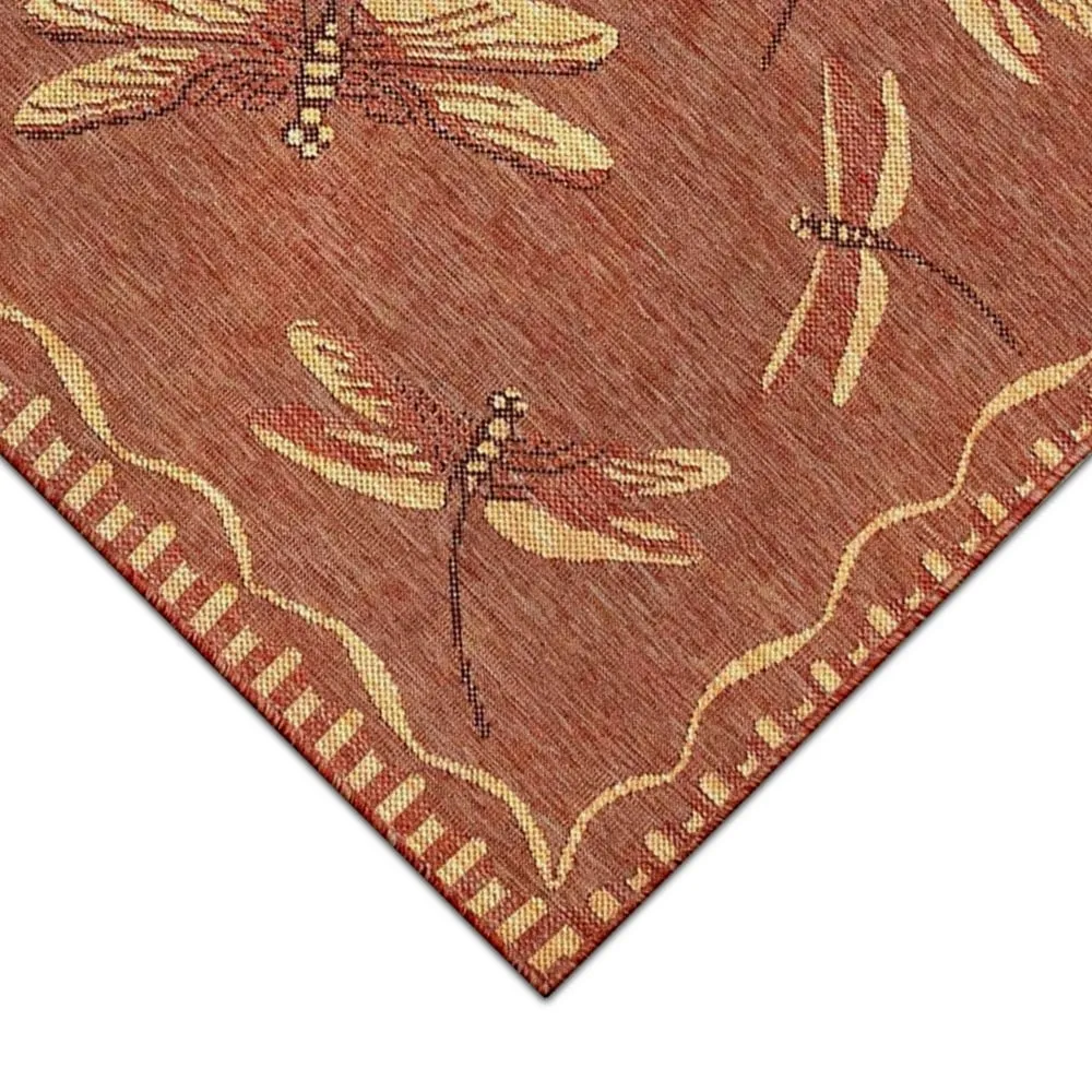 Liora Manne Carmel Dragonfly Indoor/Outdoor Rug