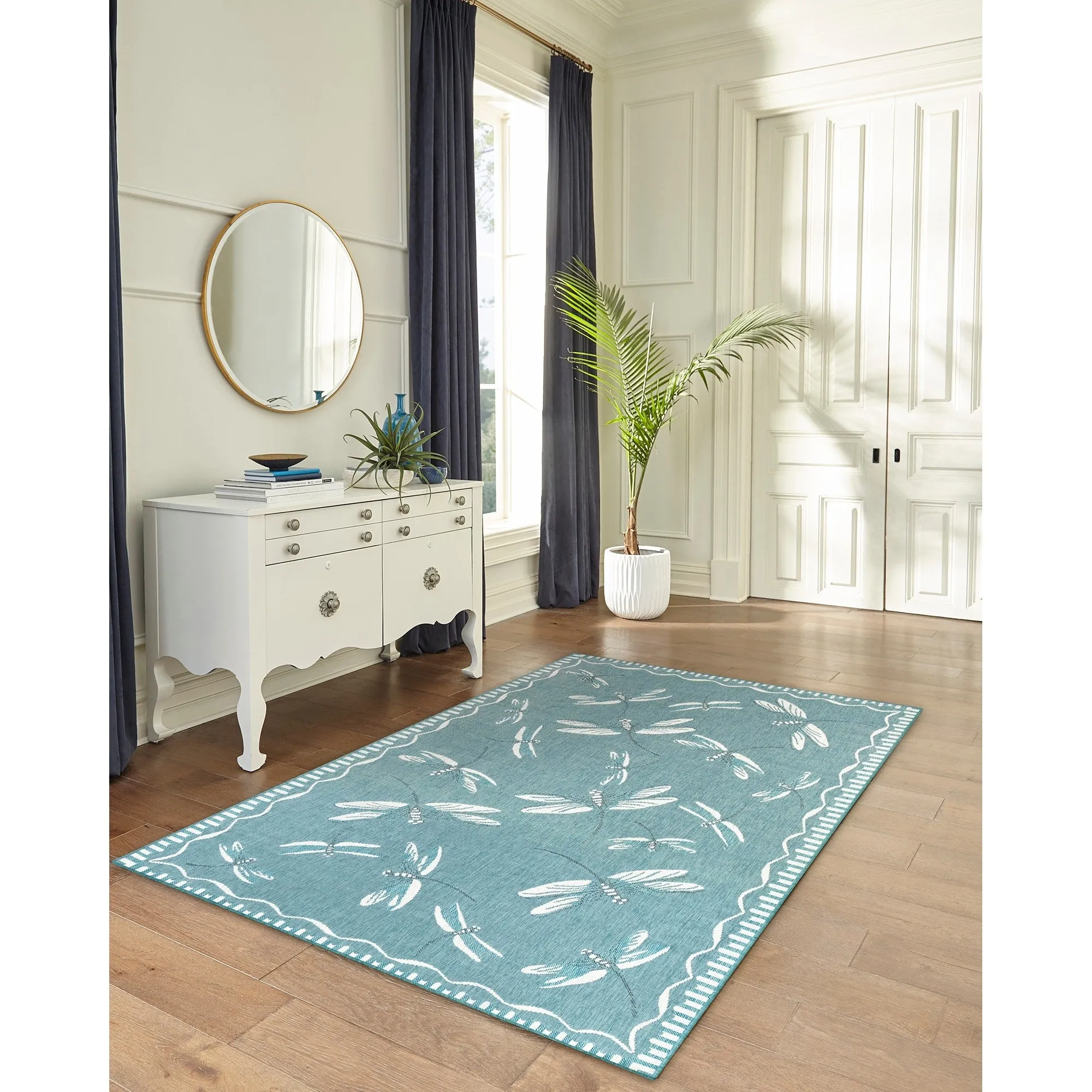 Liora Manne Carmel Dragonfly Indoor/Outdoor Rug