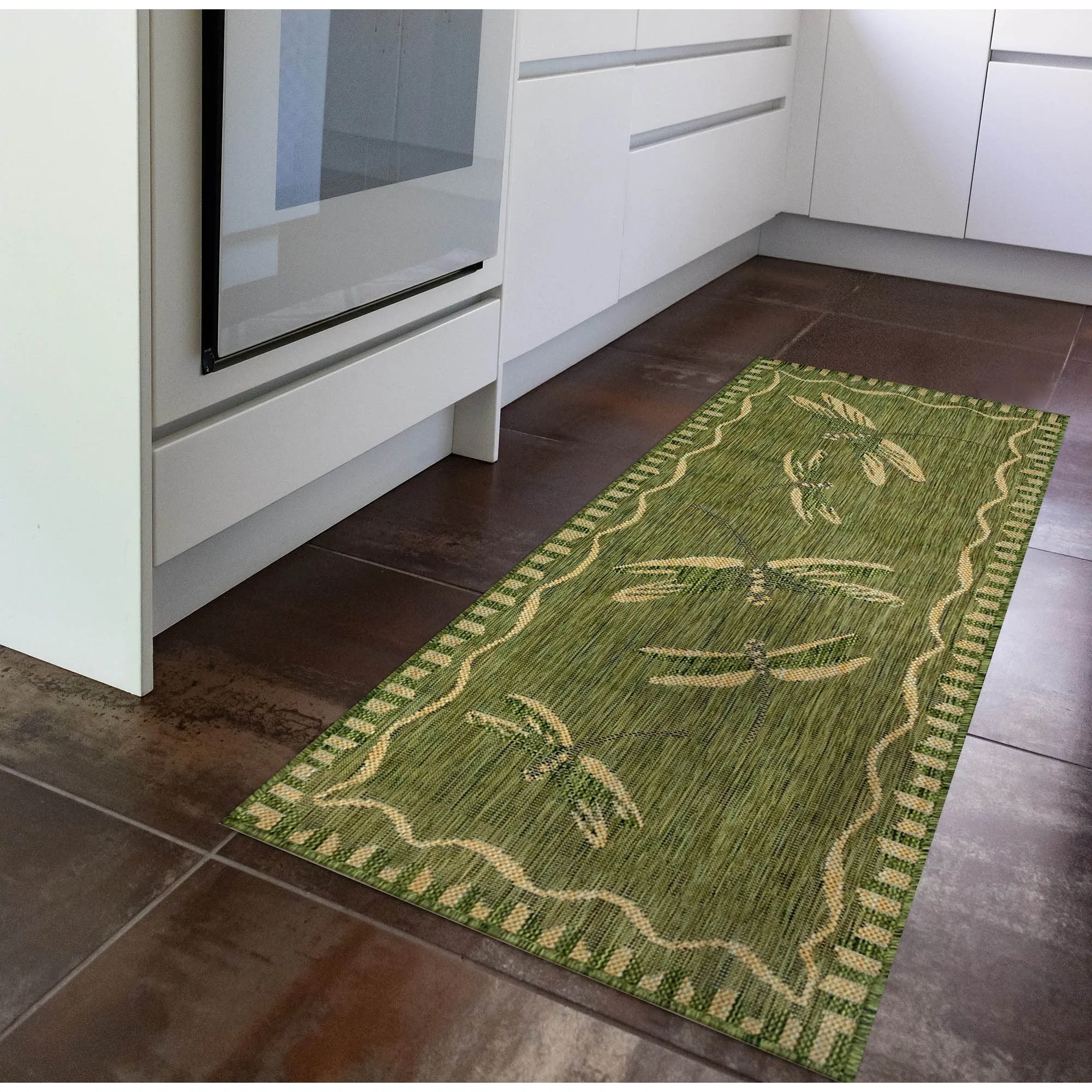 Liora Manne Carmel Dragonfly Indoor/Outdoor Rug