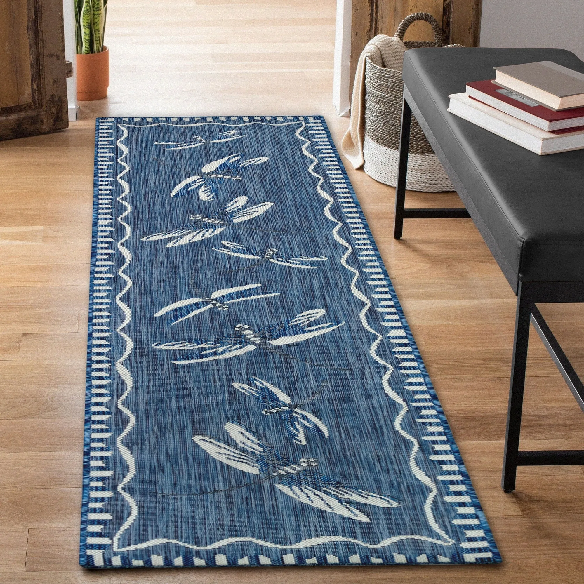 Liora Manne Carmel Dragonfly Indoor/Outdoor Rug