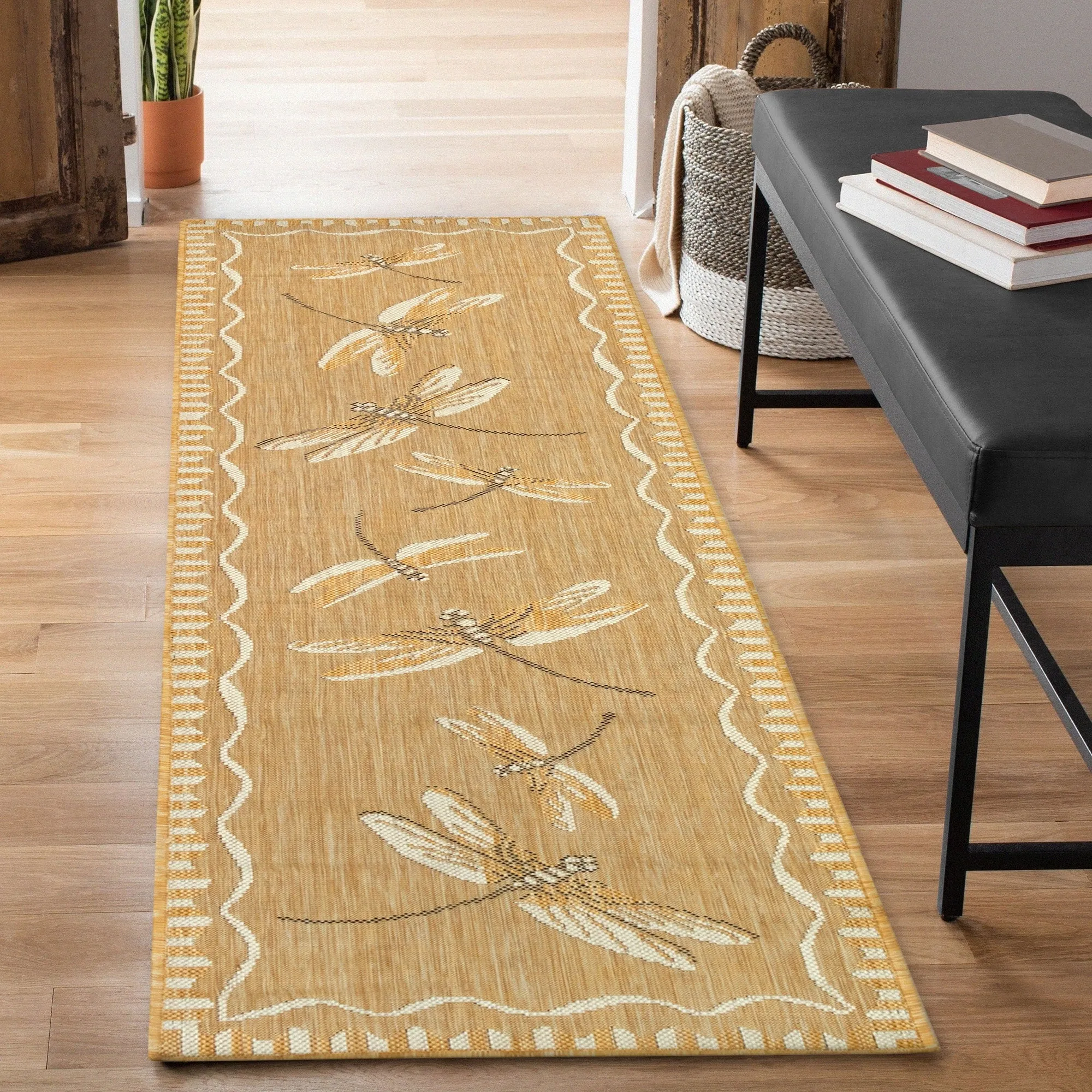 Liora Manne Carmel Dragonfly Indoor/Outdoor Rug