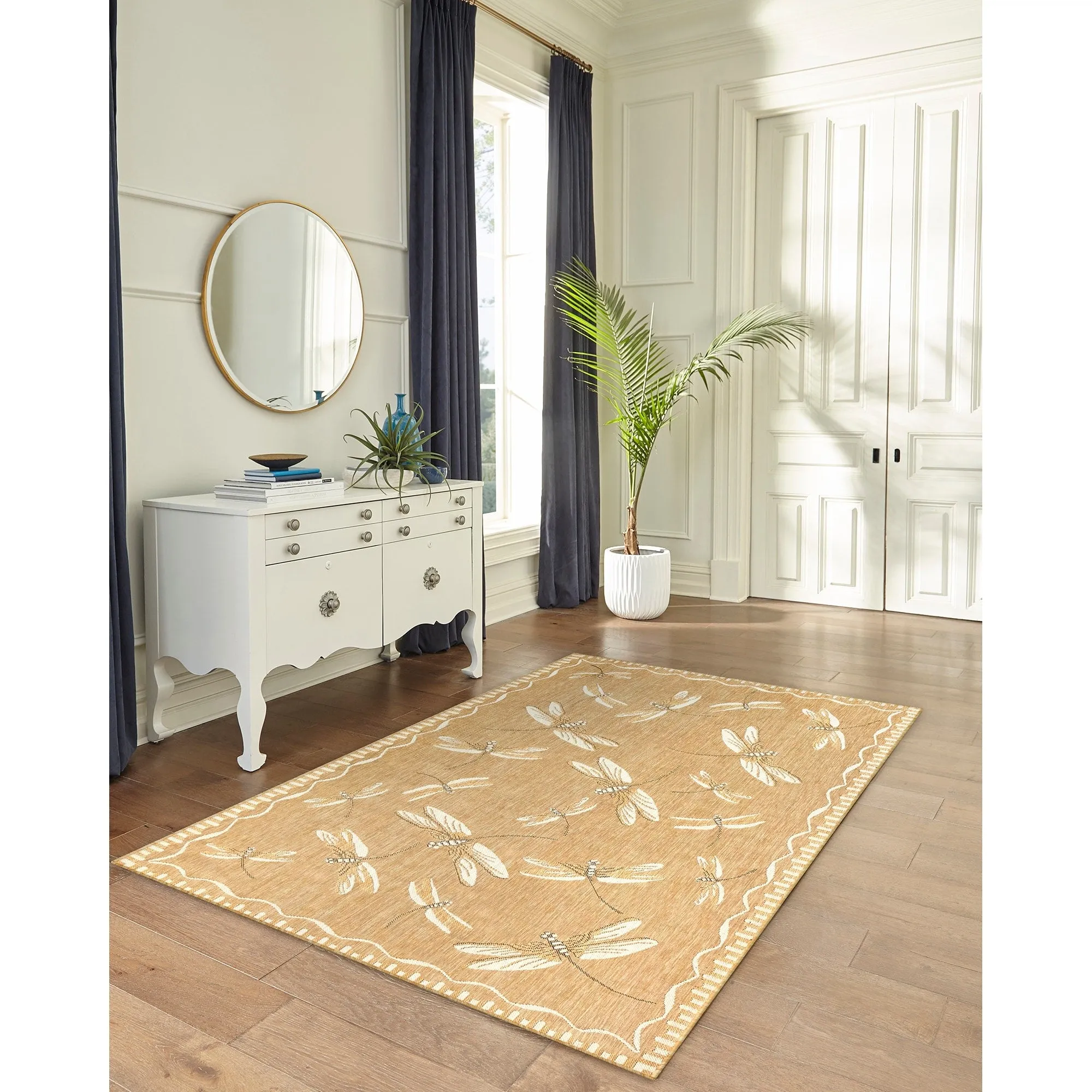 Liora Manne Carmel Dragonfly Indoor/Outdoor Rug