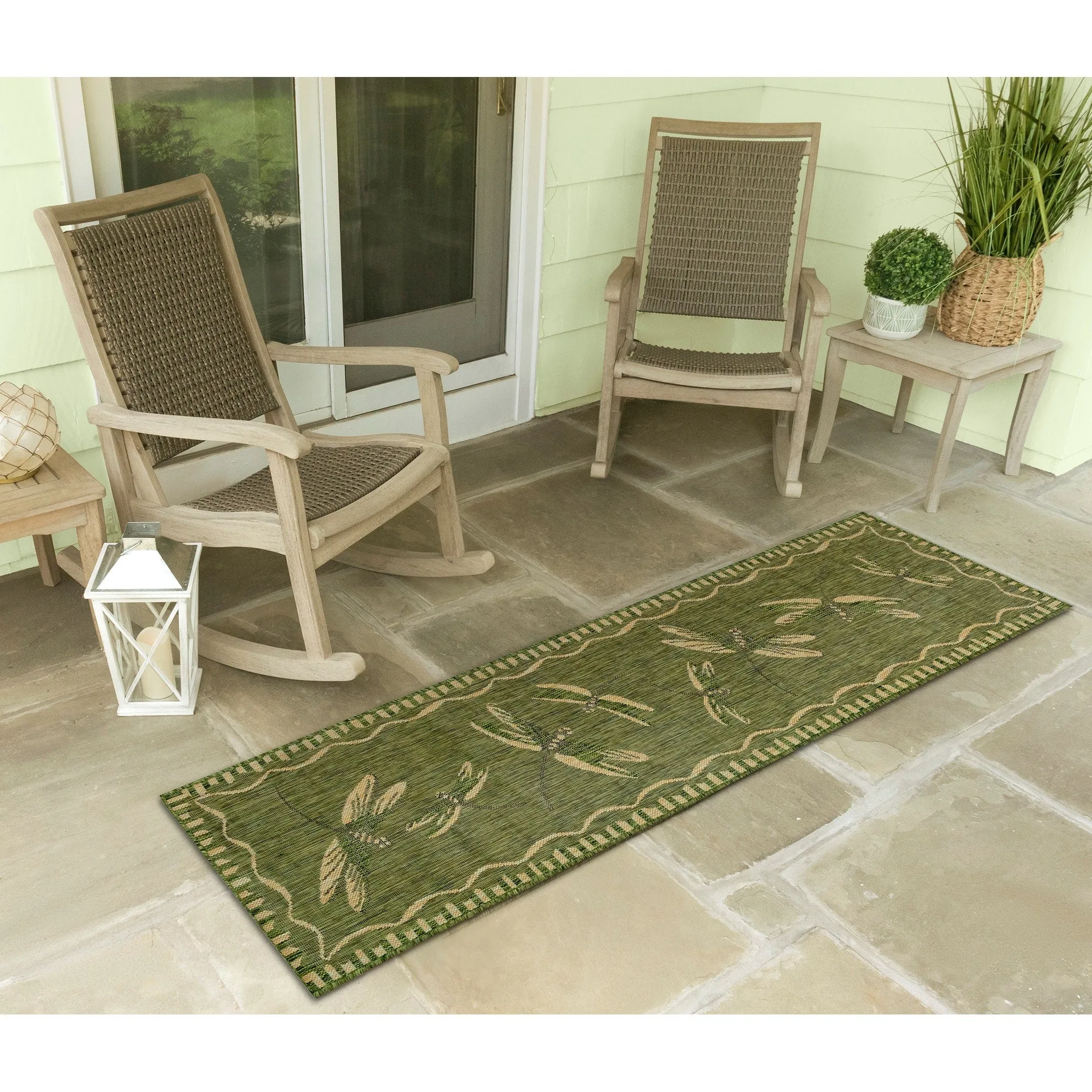 Liora Manne Carmel Dragonfly Indoor/Outdoor Rug