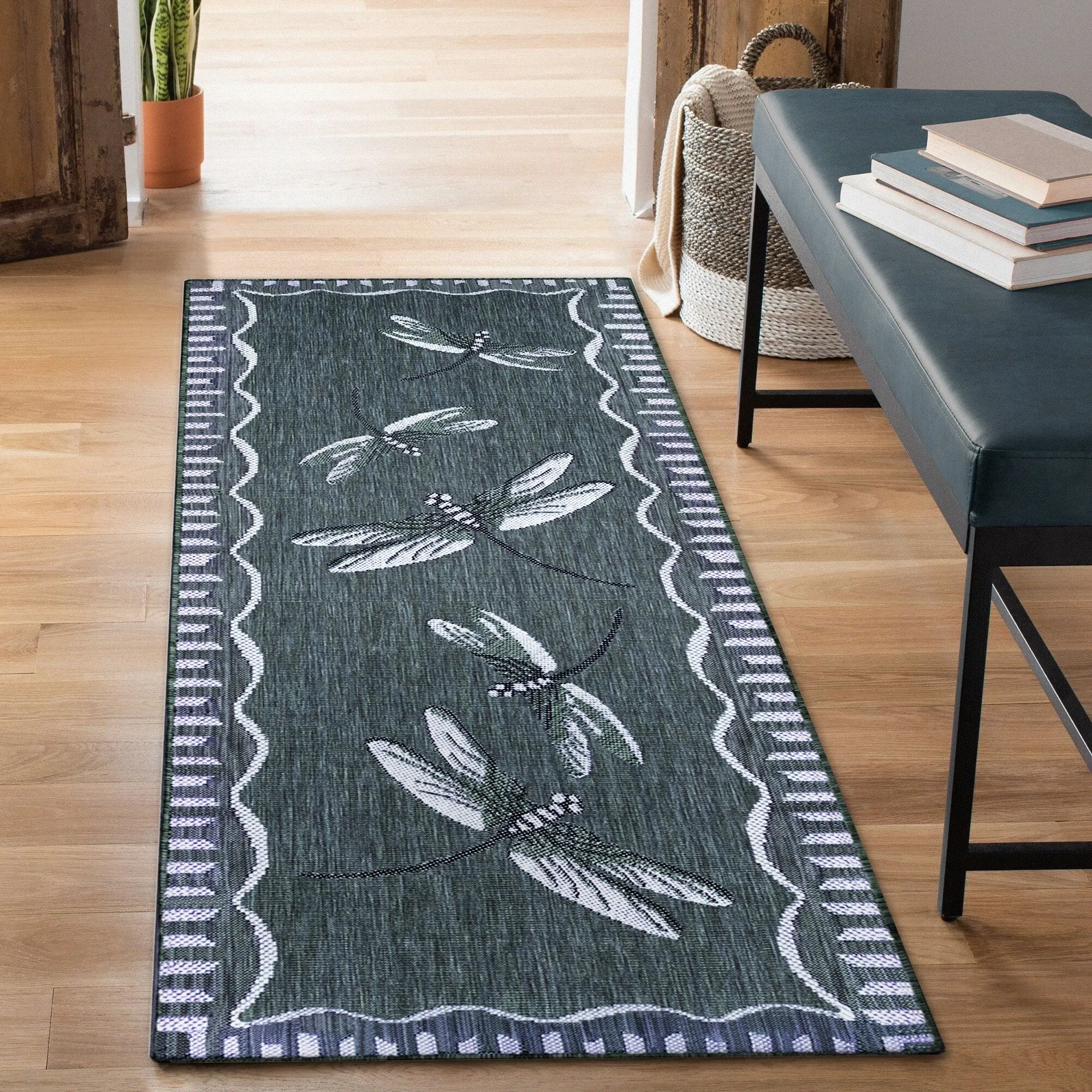 Liora Manne Carmel Dragonfly Indoor/Outdoor Rug