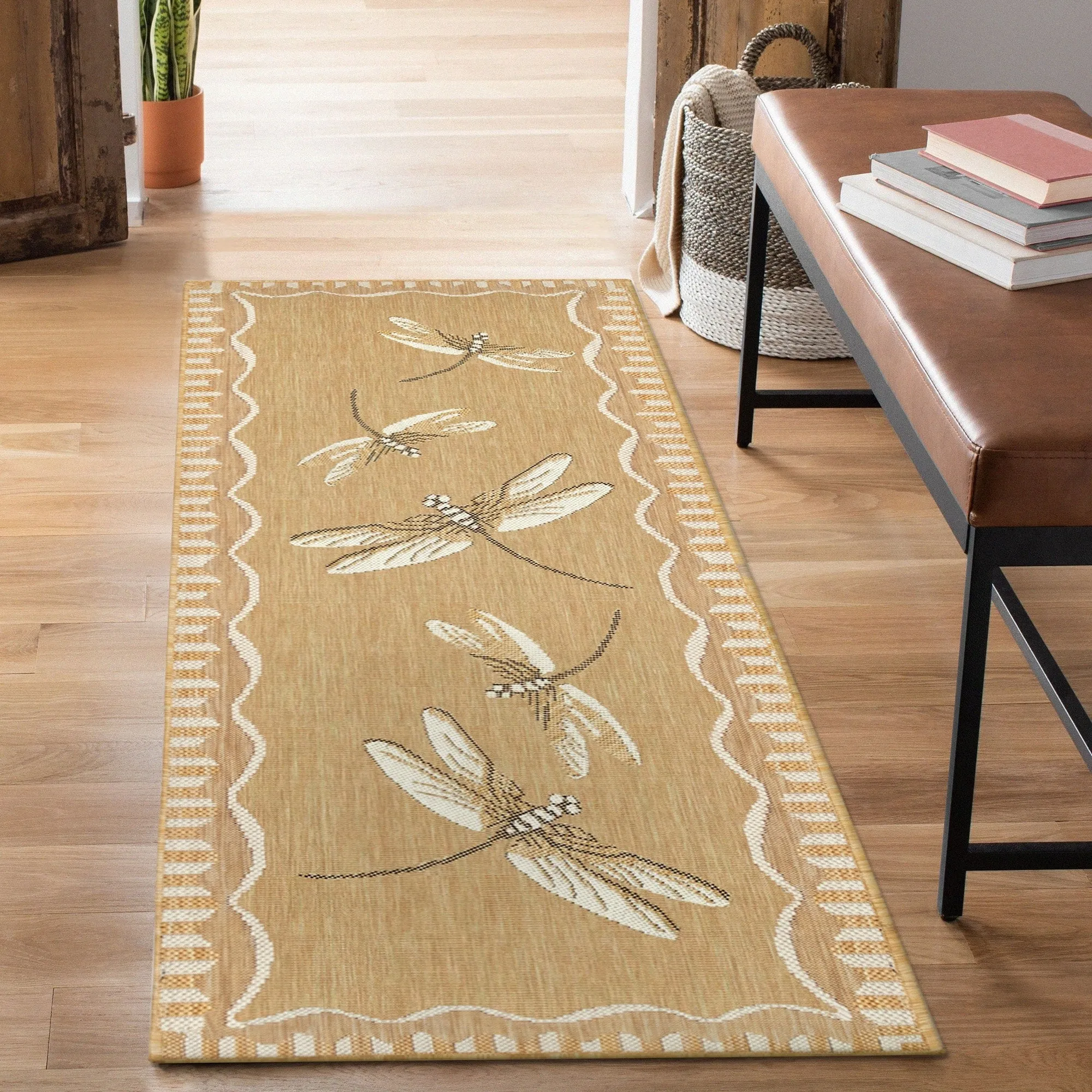 Liora Manne Carmel Dragonfly Indoor/Outdoor Rug