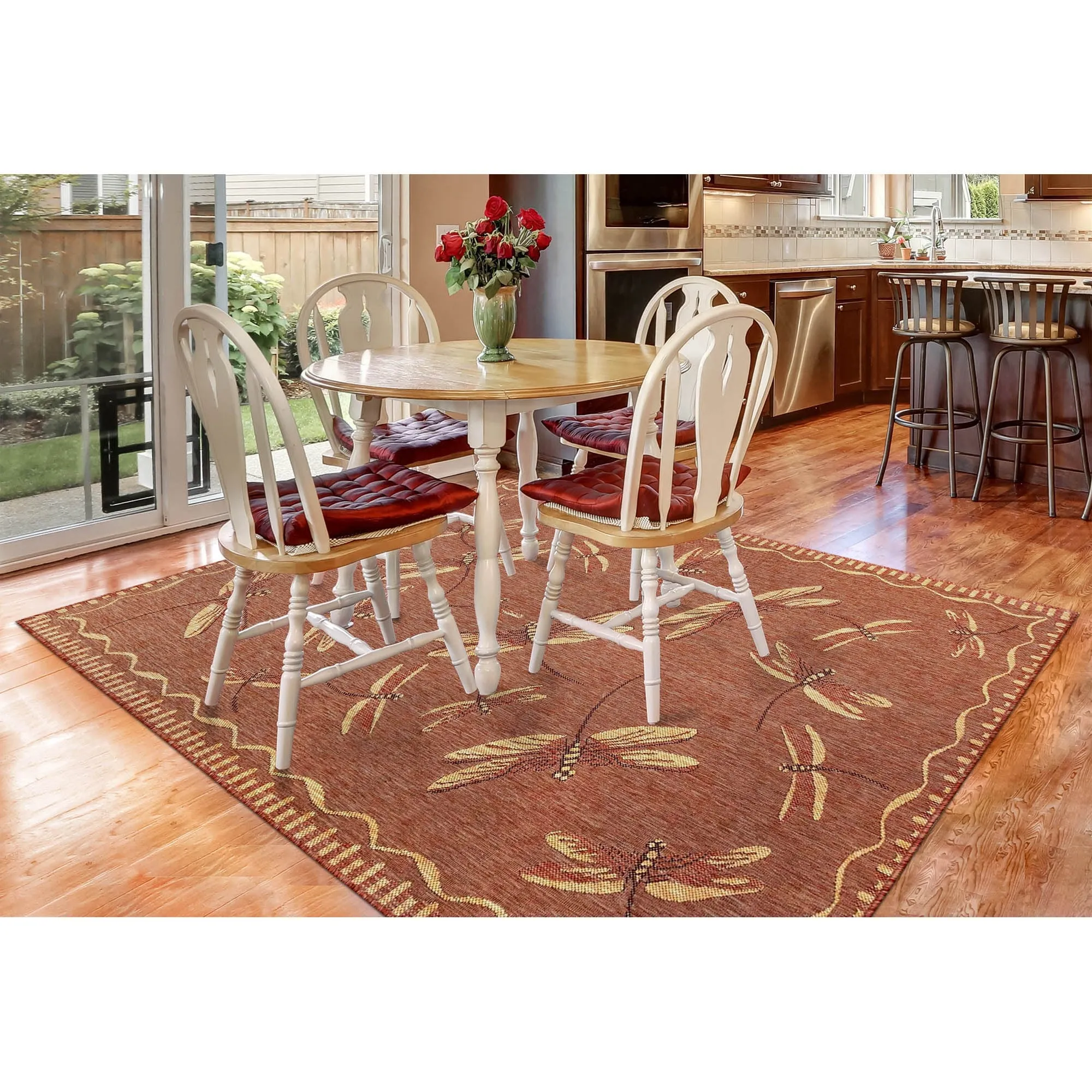 Liora Manne Carmel Dragonfly Indoor/Outdoor Rug