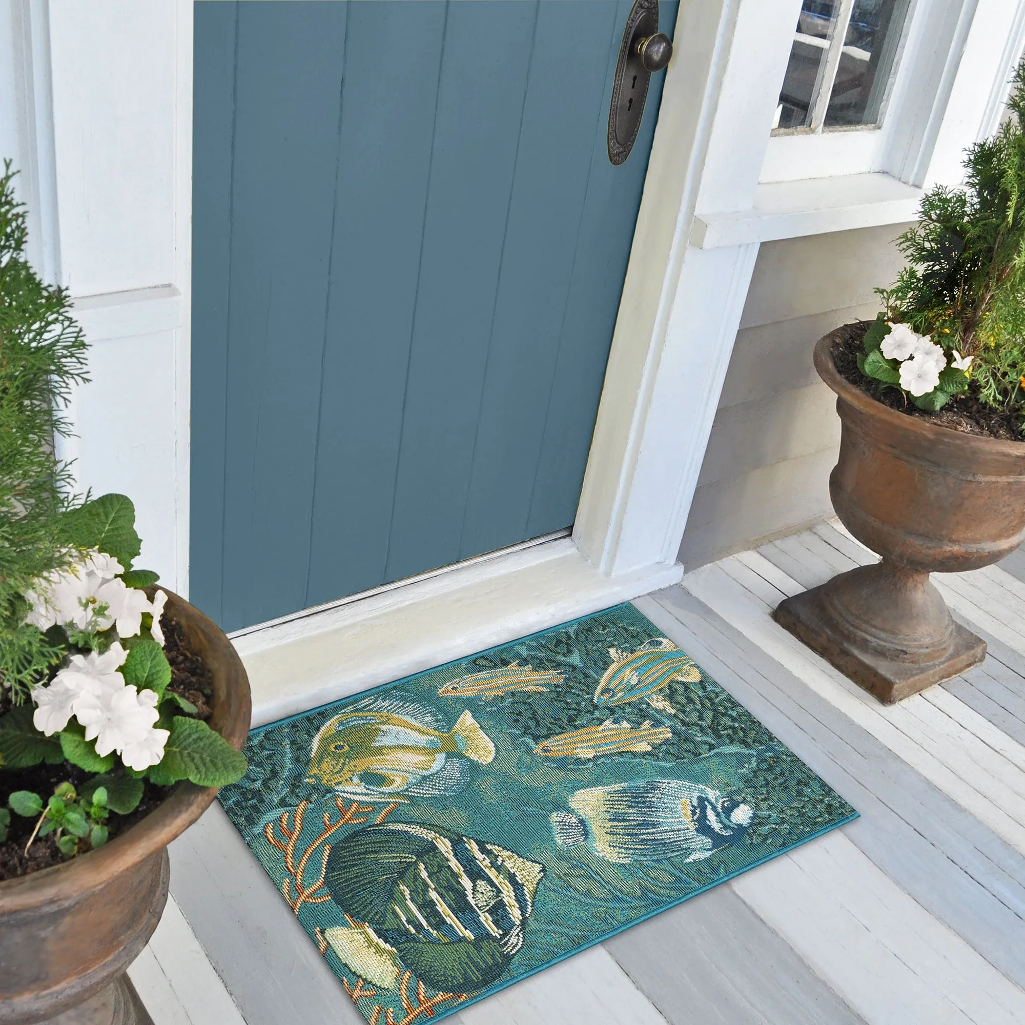 Liora Manne Esencia Fish Indoor/Outdoor Mat