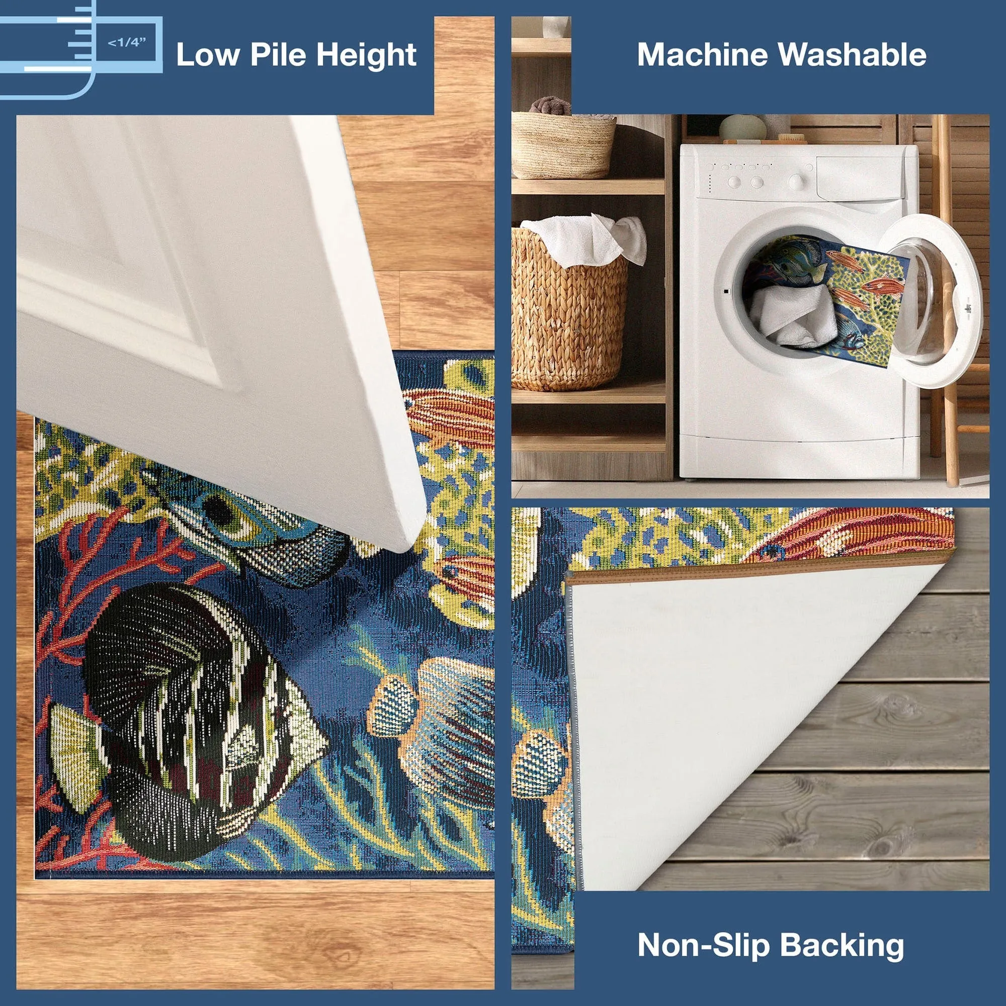 Liora Manne Esencia Fish Indoor/Outdoor Mat