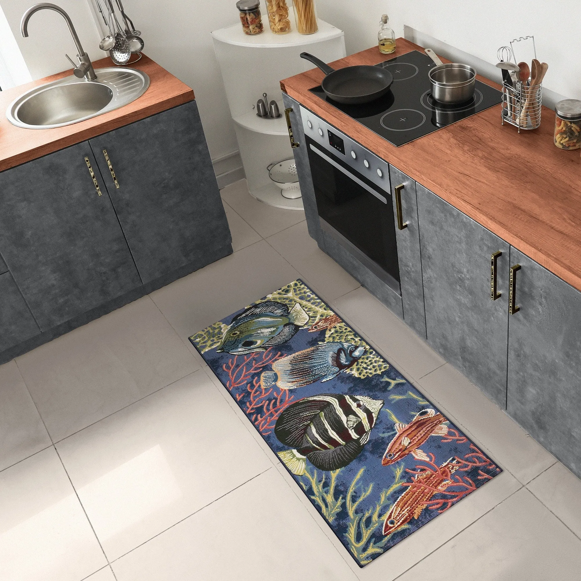 Liora Manne Esencia Fish Indoor/Outdoor Mat
