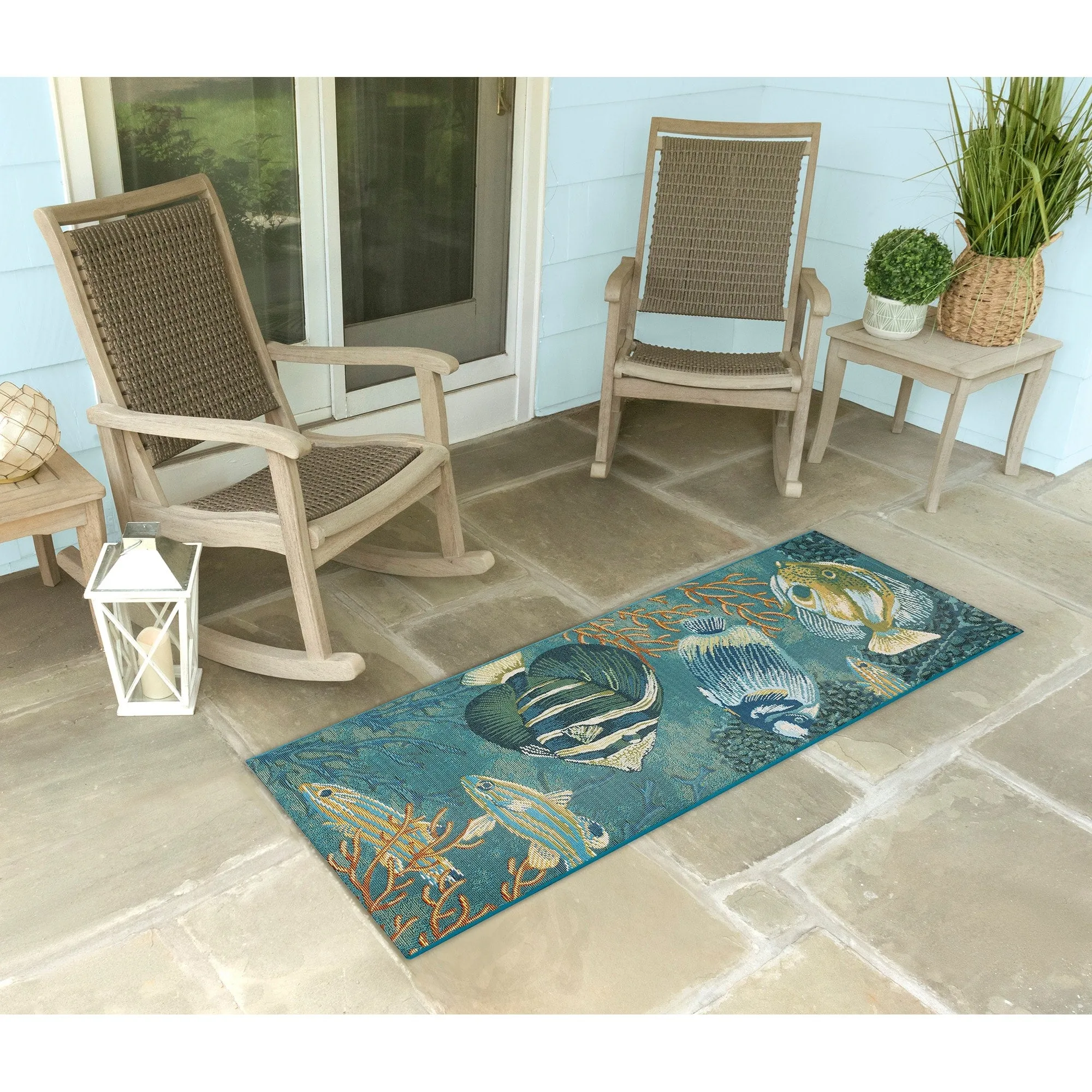 Liora Manne Esencia Fish Indoor/Outdoor Mat