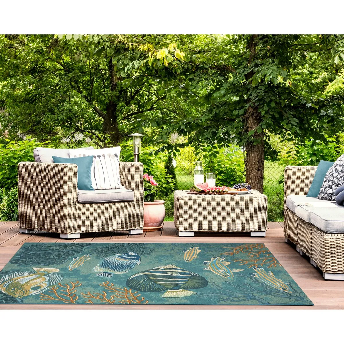 Liora Manne Marina Fish Indoor/Outdoor Rug