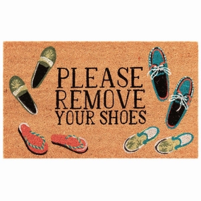 Liora Manne Natura Please Remove Your Shoes Outdoor Mat
