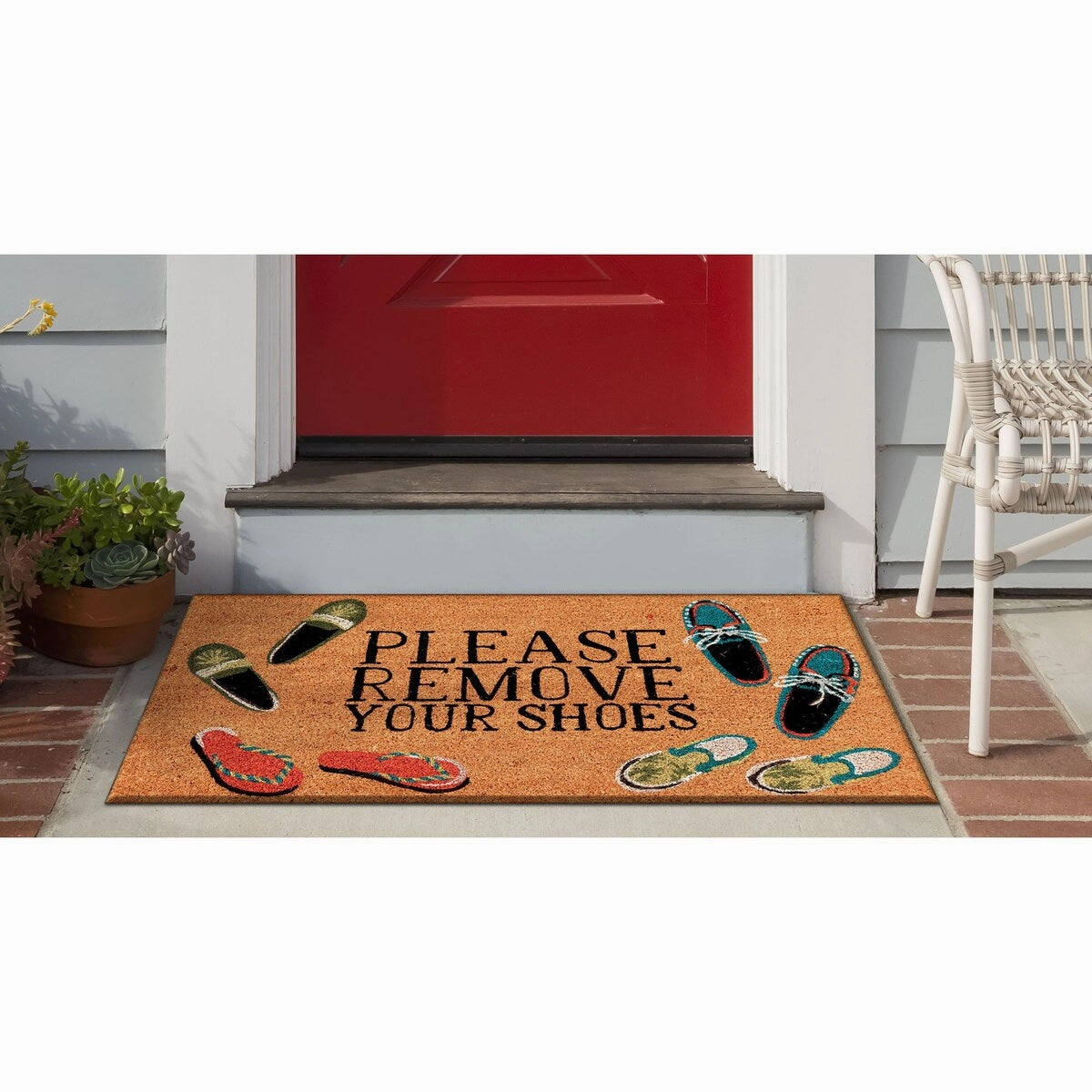 Liora Manne Natura Please Remove Your Shoes Outdoor Mat