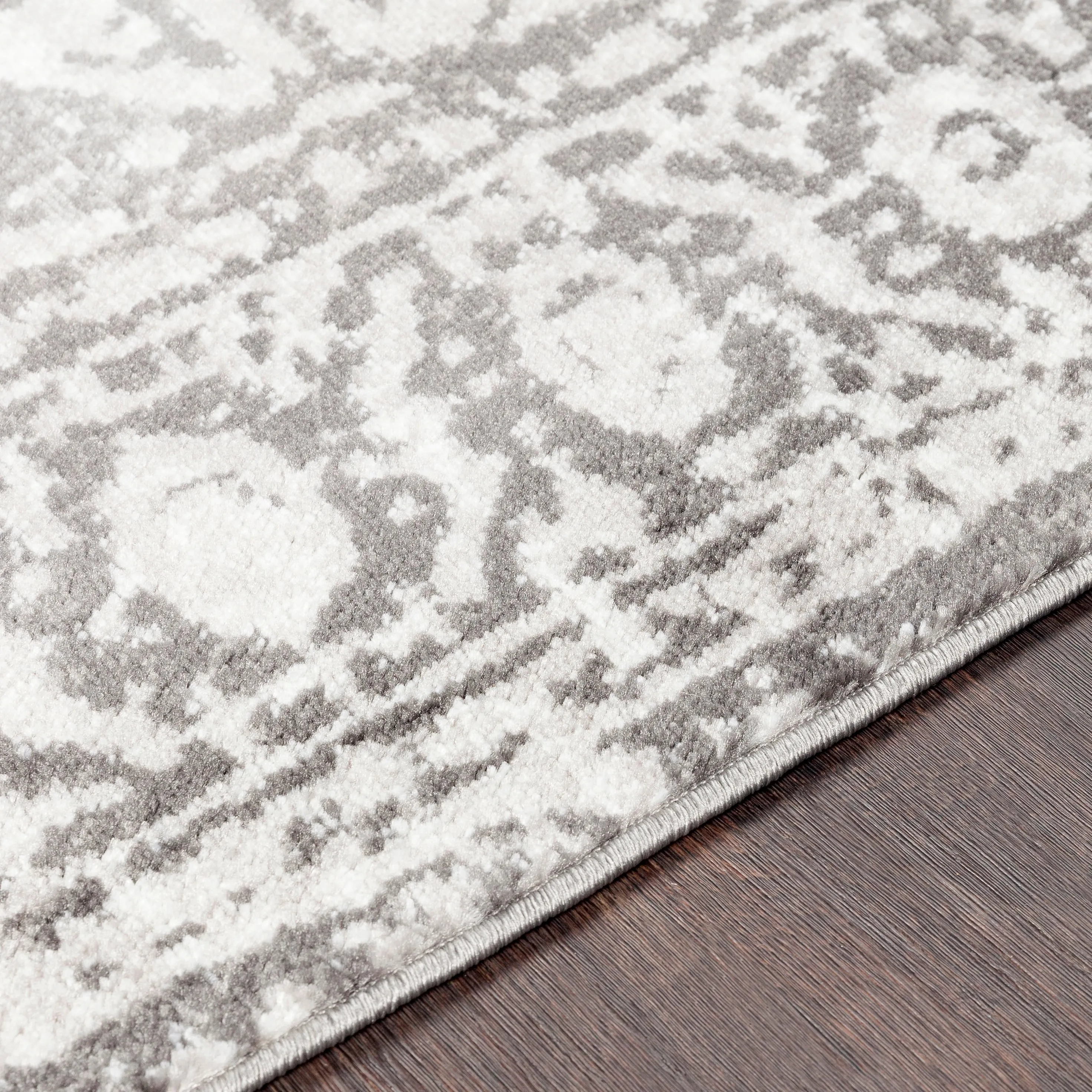 Livabliss Abbas Navy/Gray Vintage Traditional Area Rug