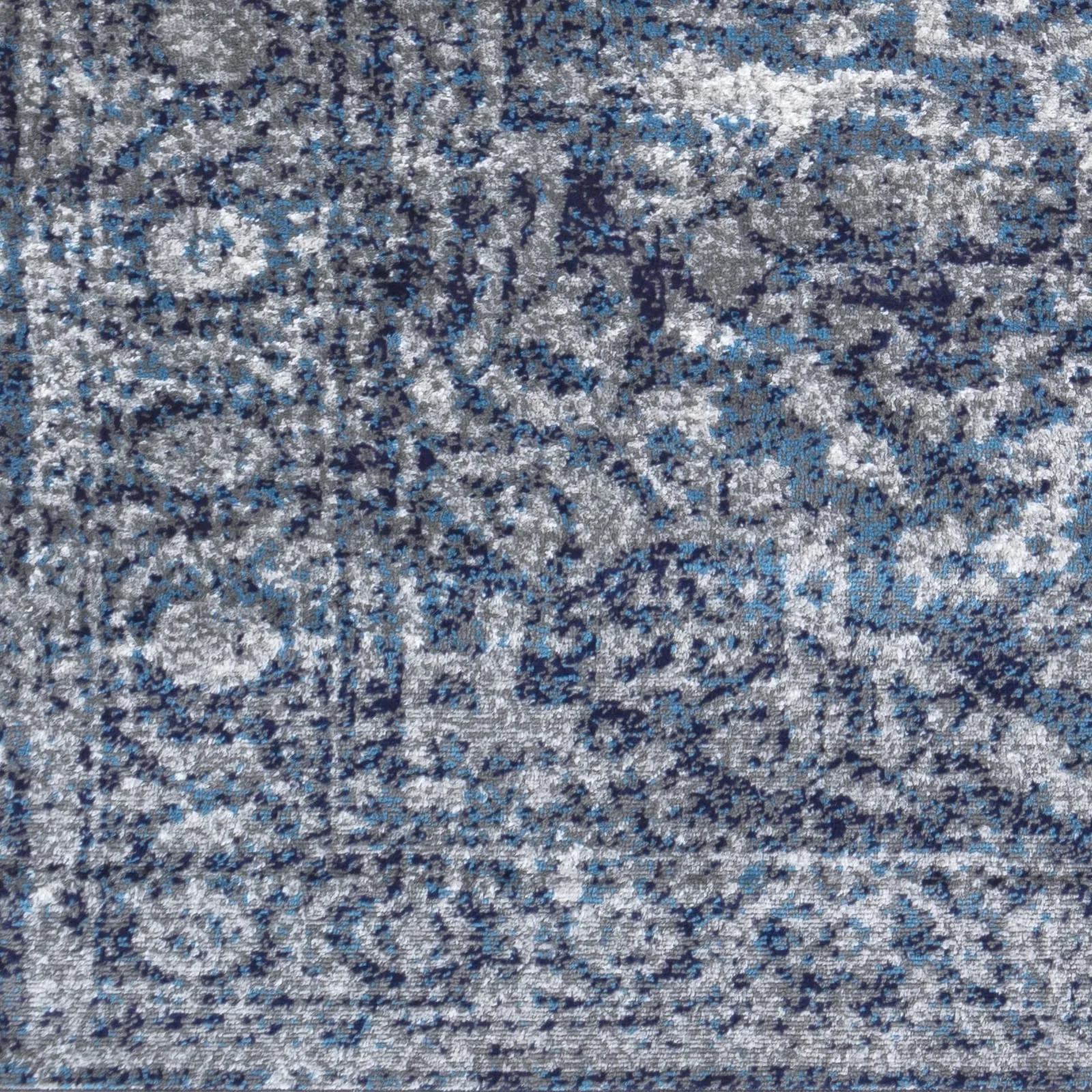 Livabliss Abbas Navy/Gray Vintage Traditional Area Rug
