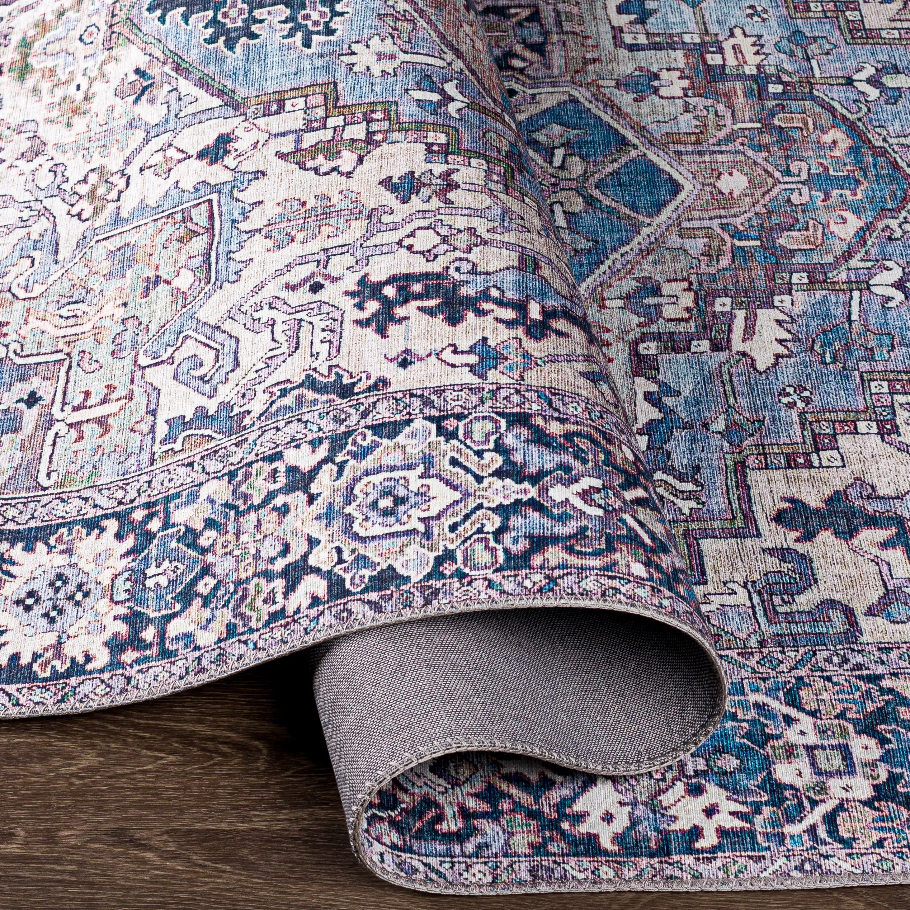 Livabliss Adenia Vintage Medallion Printed Area Rug