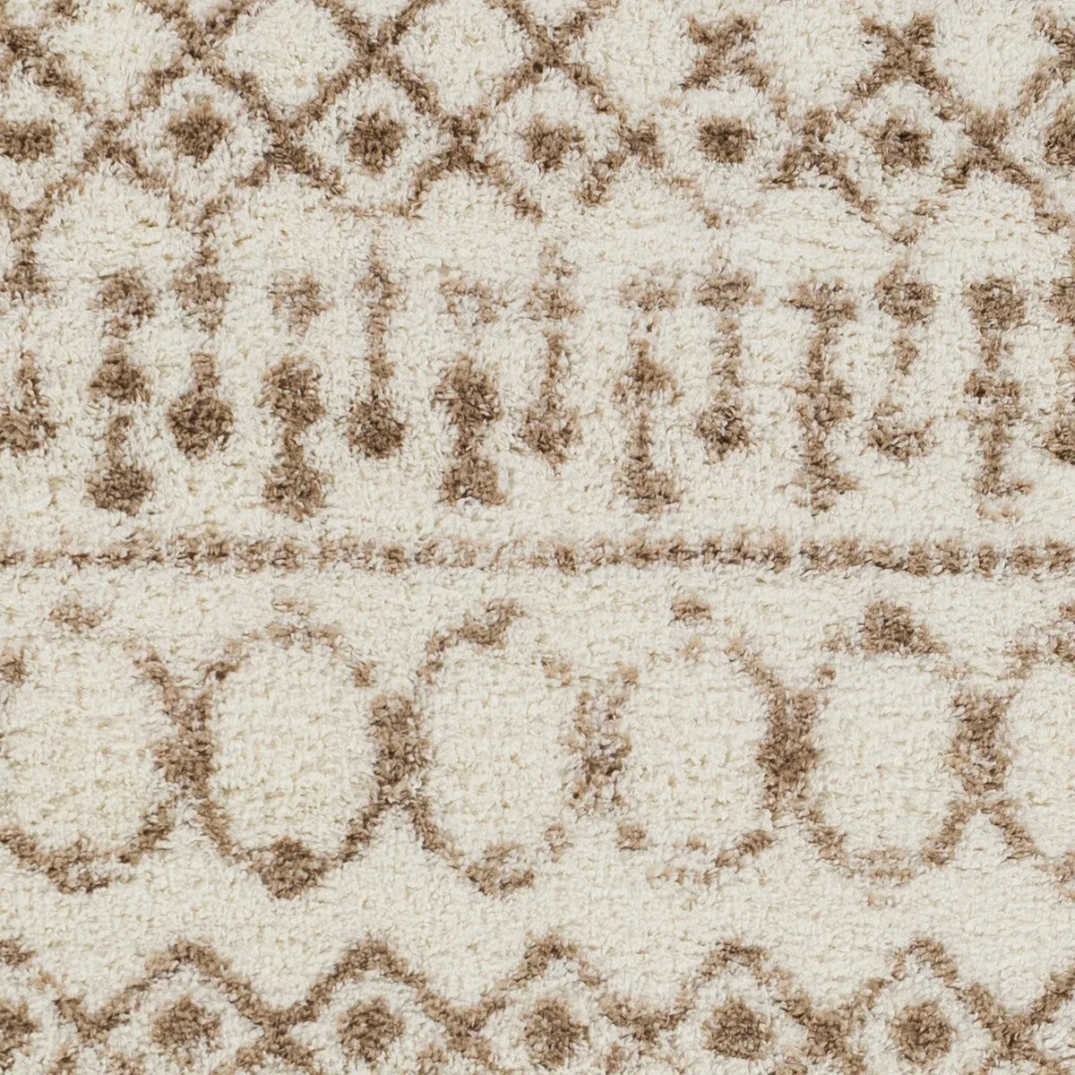 Livabliss Akai Plush Moroccan Stripe Area Rug