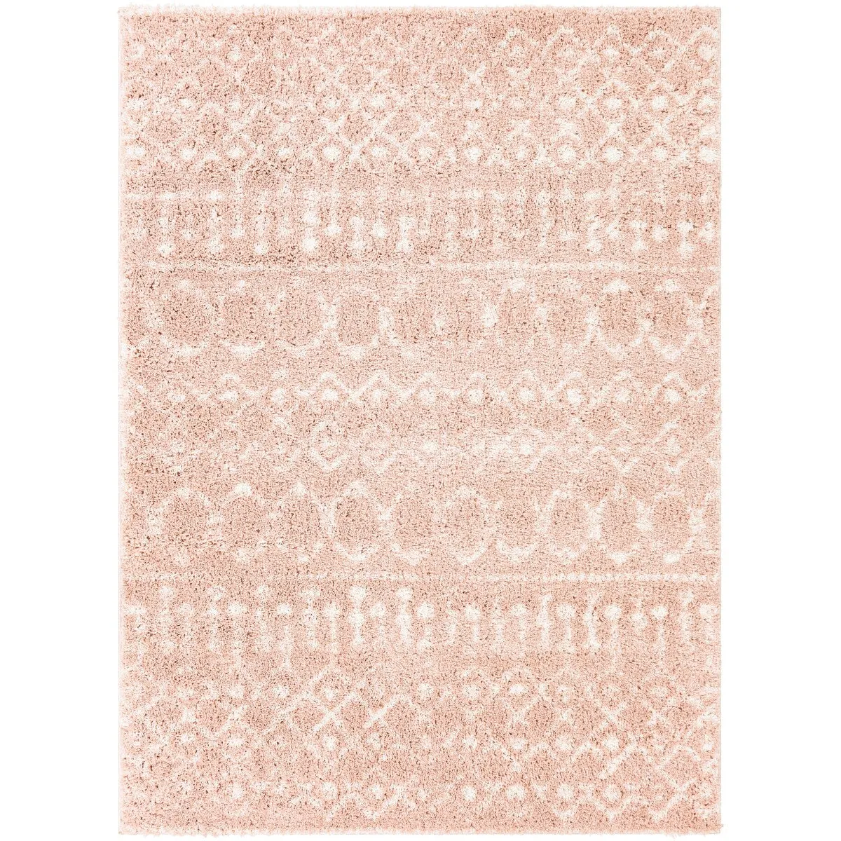 Livabliss Akai Plush Moroccan Stripe Area Rug