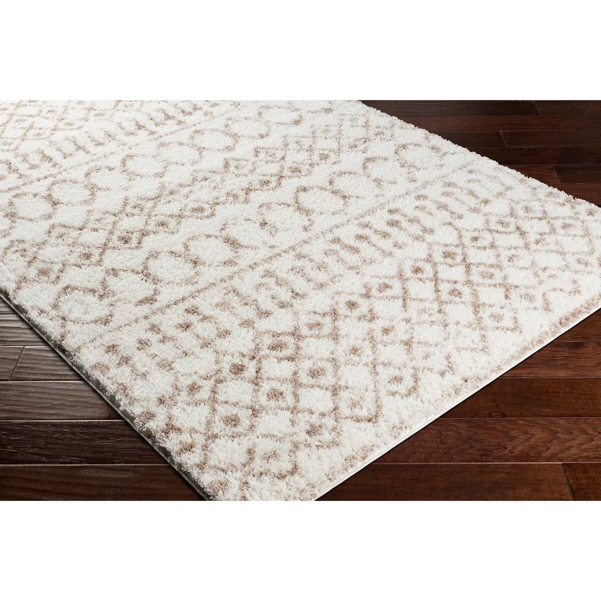 Livabliss Akai Plush Moroccan Stripe Area Rug