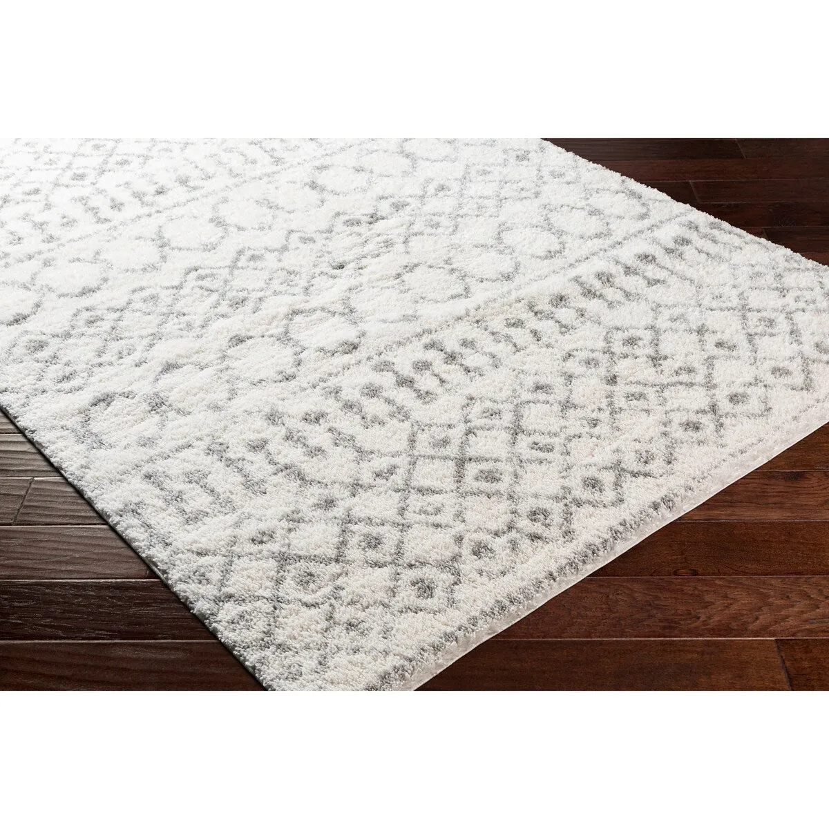 Livabliss Akai Plush Moroccan Stripe Area Rug
