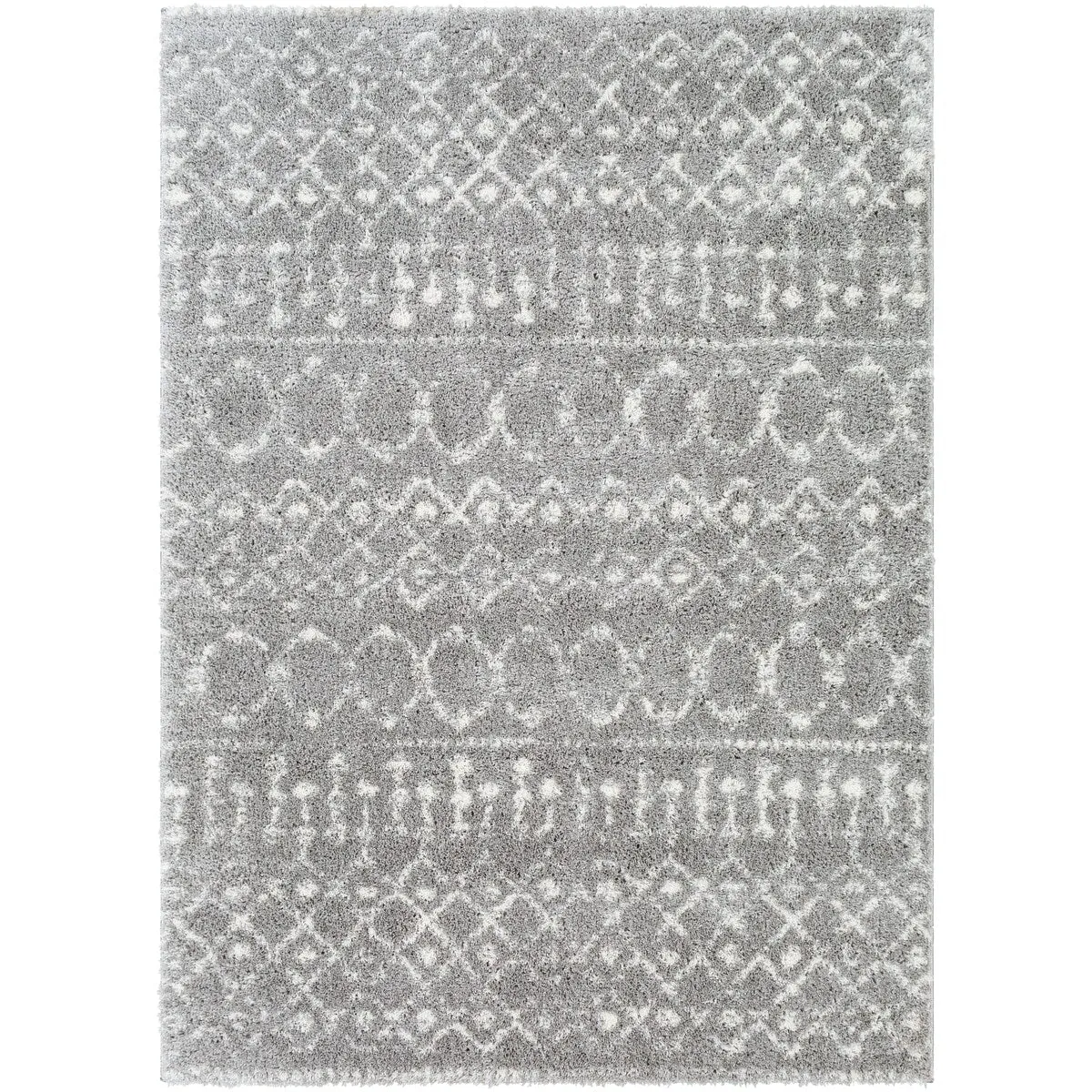 Livabliss Akai Plush Moroccan Stripe Area Rug