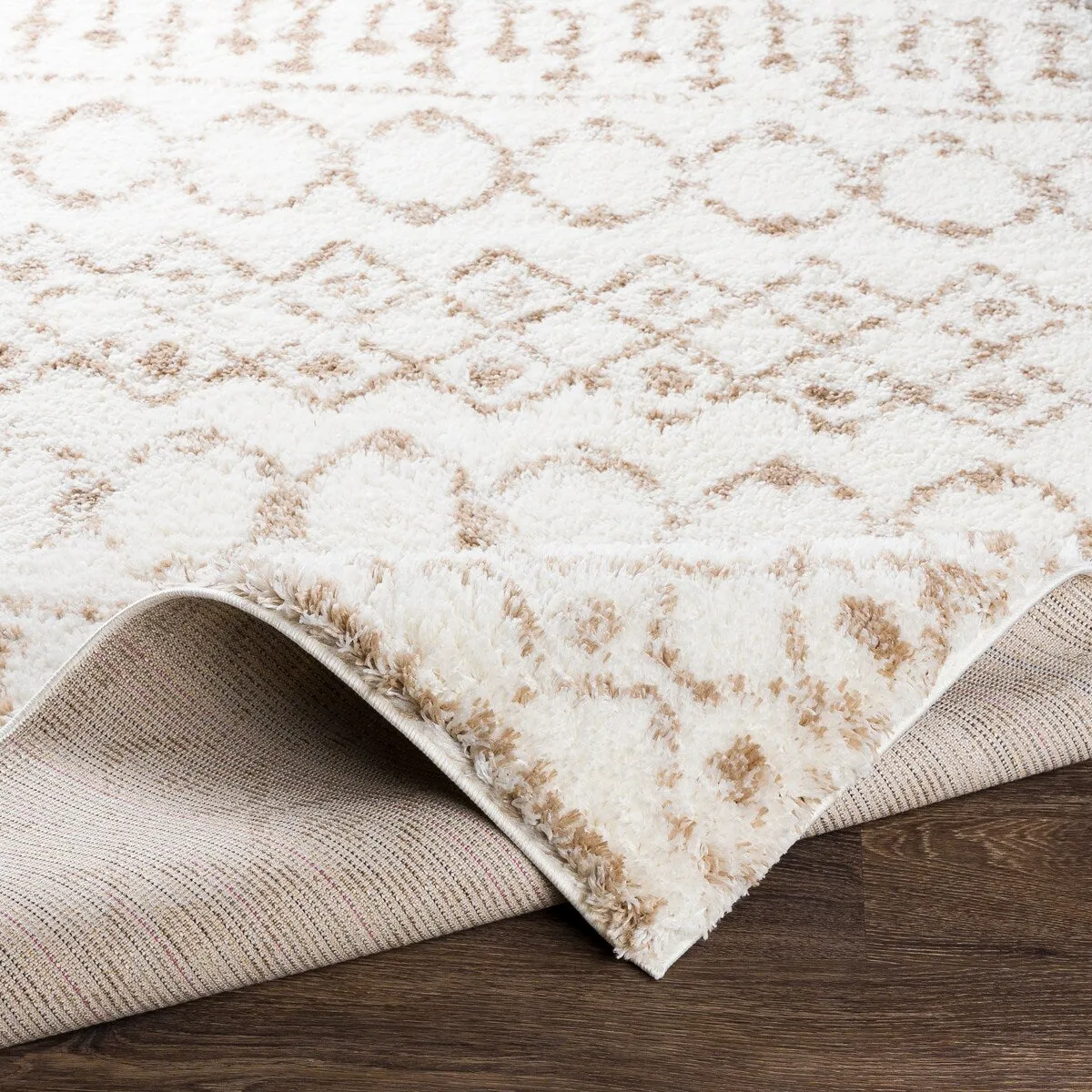 Livabliss Akai Plush Moroccan Stripe Area Rug