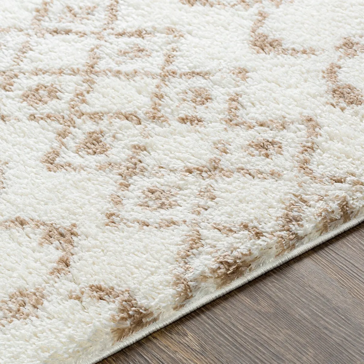 Livabliss Akai Plush Moroccan Stripe Area Rug