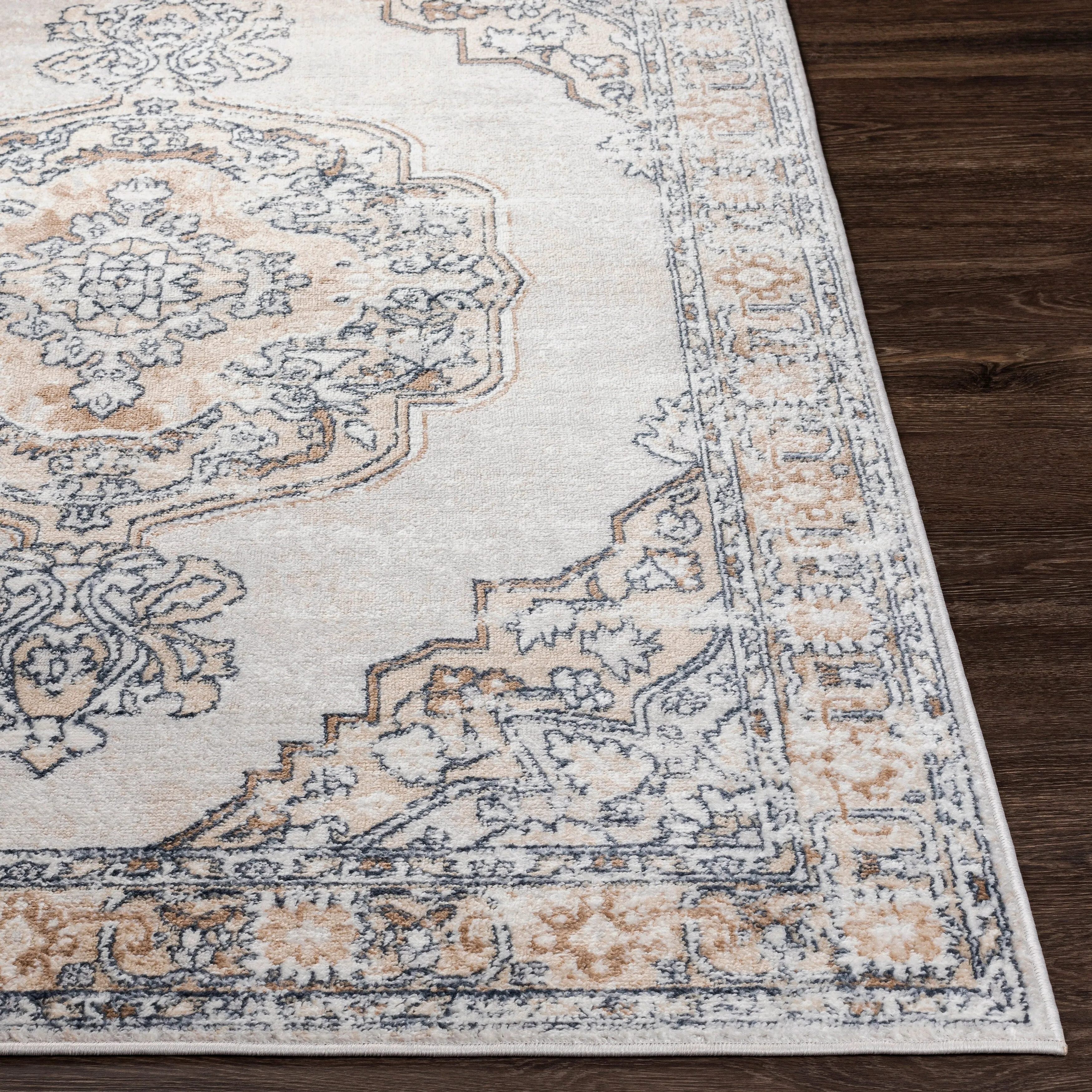 Livabliss Akiva Vintage Medallion Area Rug