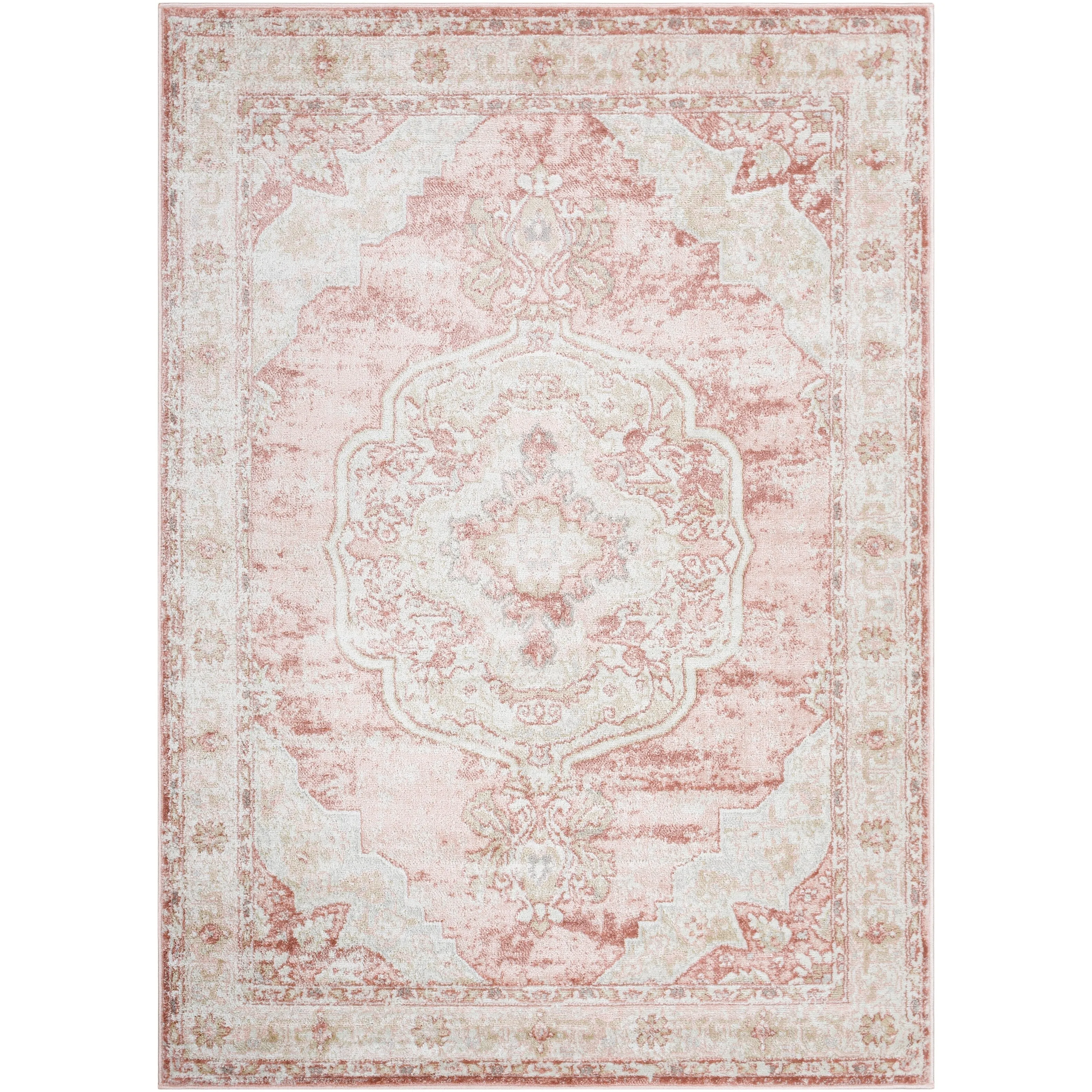 Livabliss Akiva Vintage Medallion Area Rug