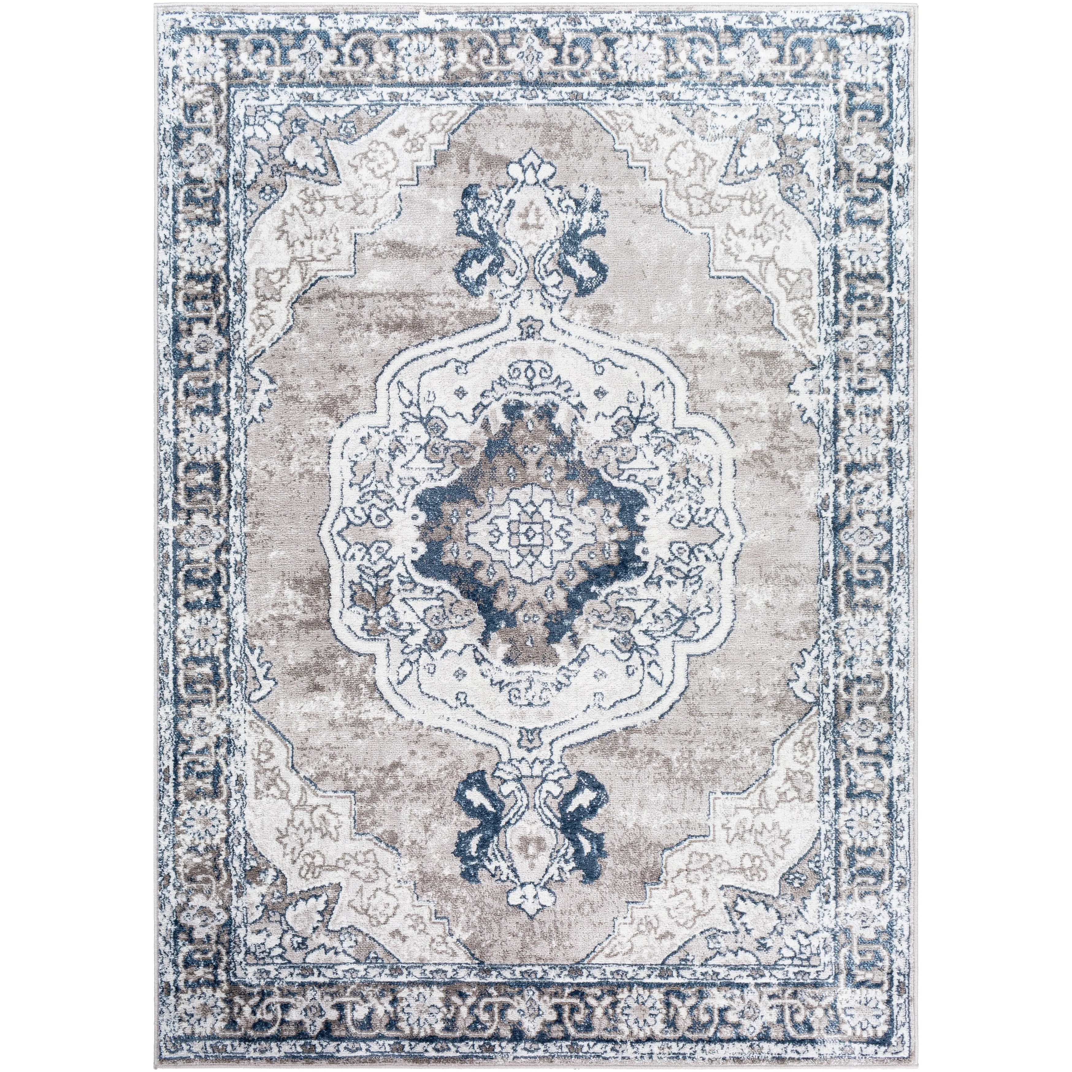Livabliss Akiva Vintage Medallion Area Rug