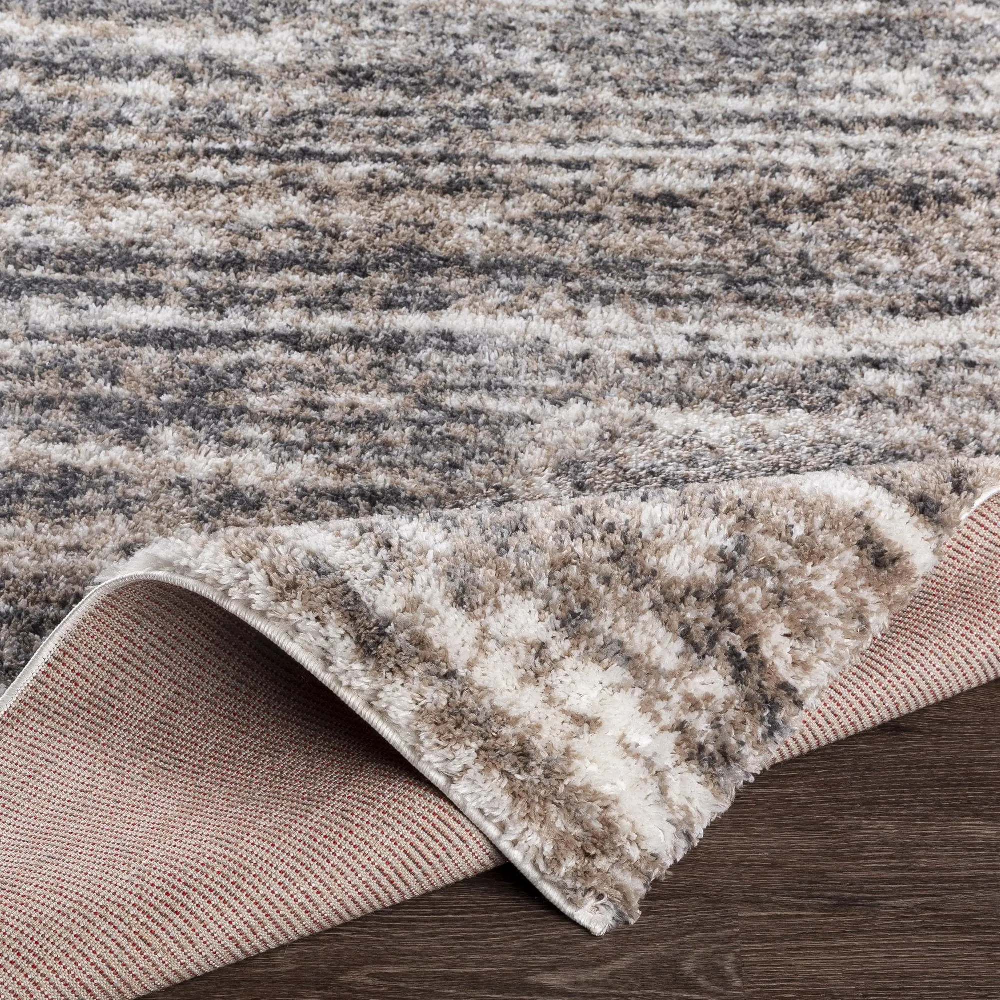 Livabliss Aliyah Shag Minimalist Abstract Area Rug