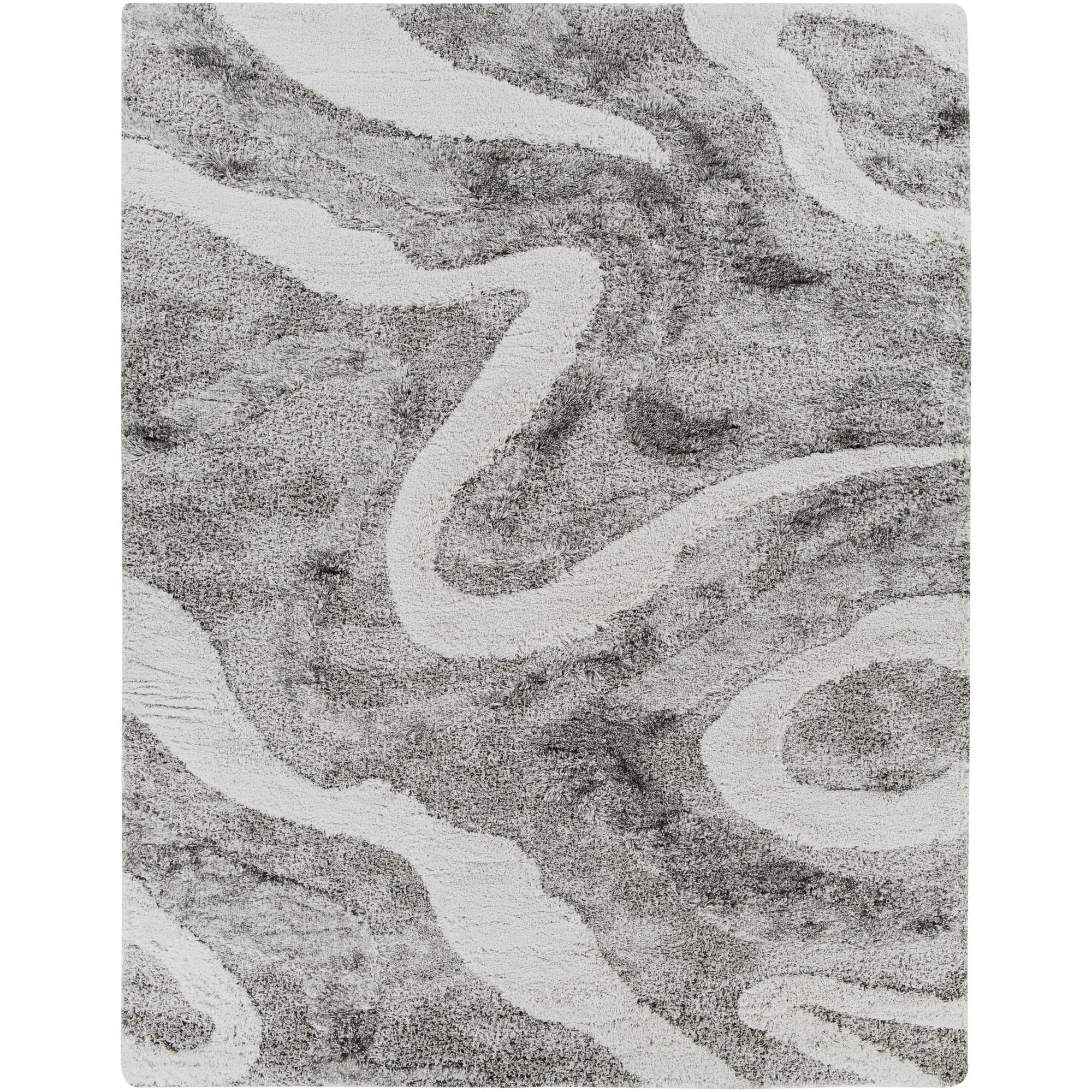 Livabliss Alta Shag Scandinavian Abstract Area Rug