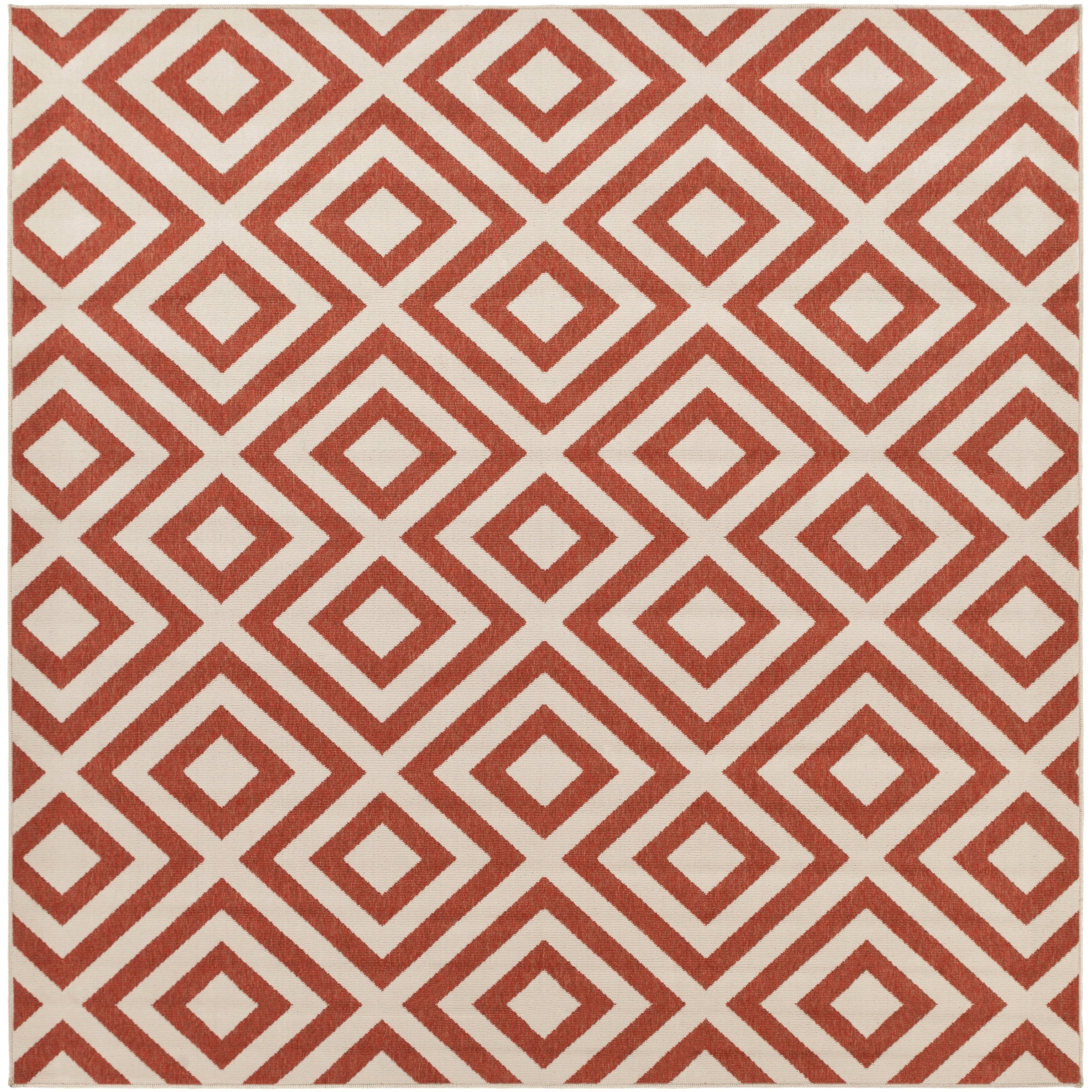 Livabliss Alvise Transitional Geometric Indoor/ Outdoor Area Rug