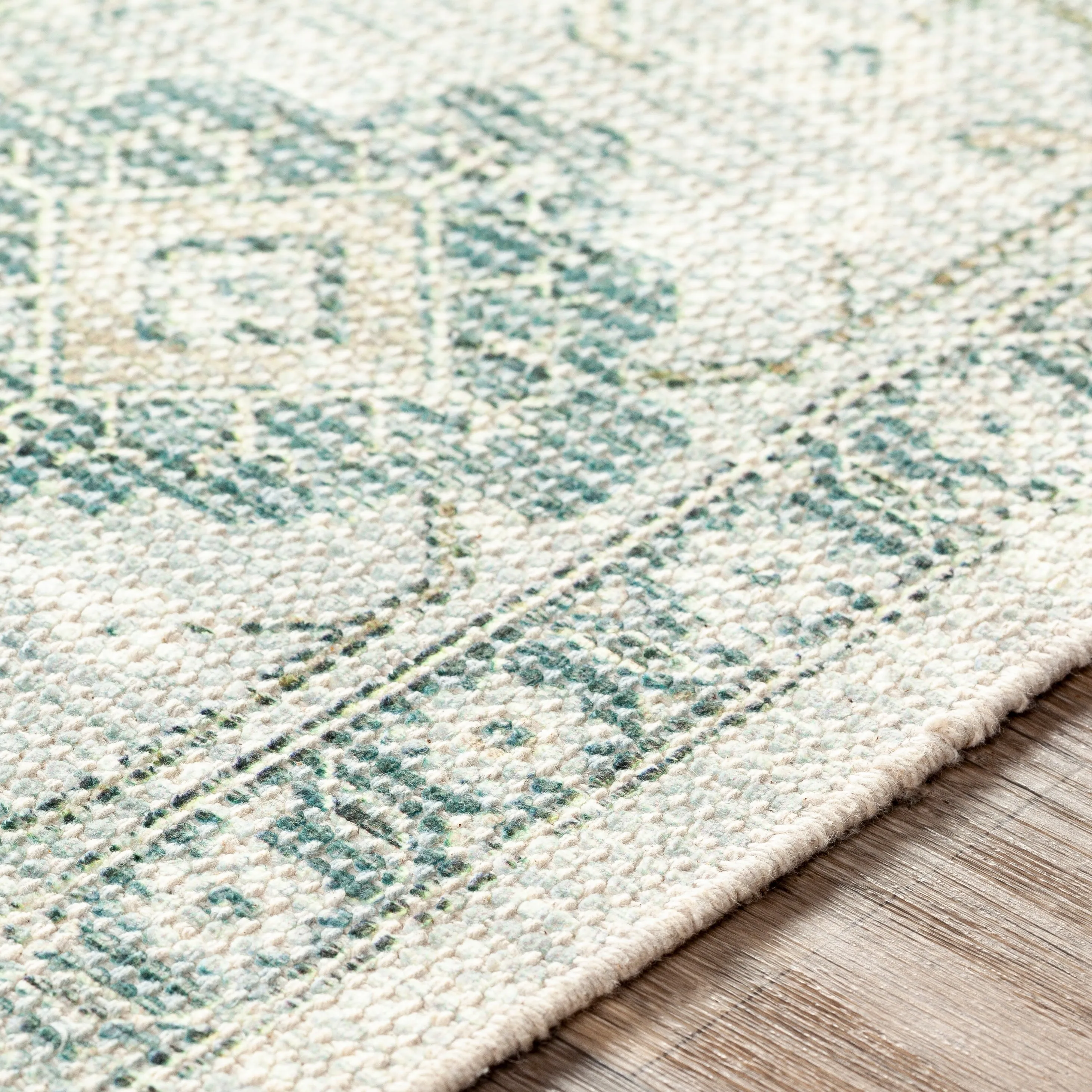 Livabliss Betsy Handmade Persian Floral Cotton Area Rug