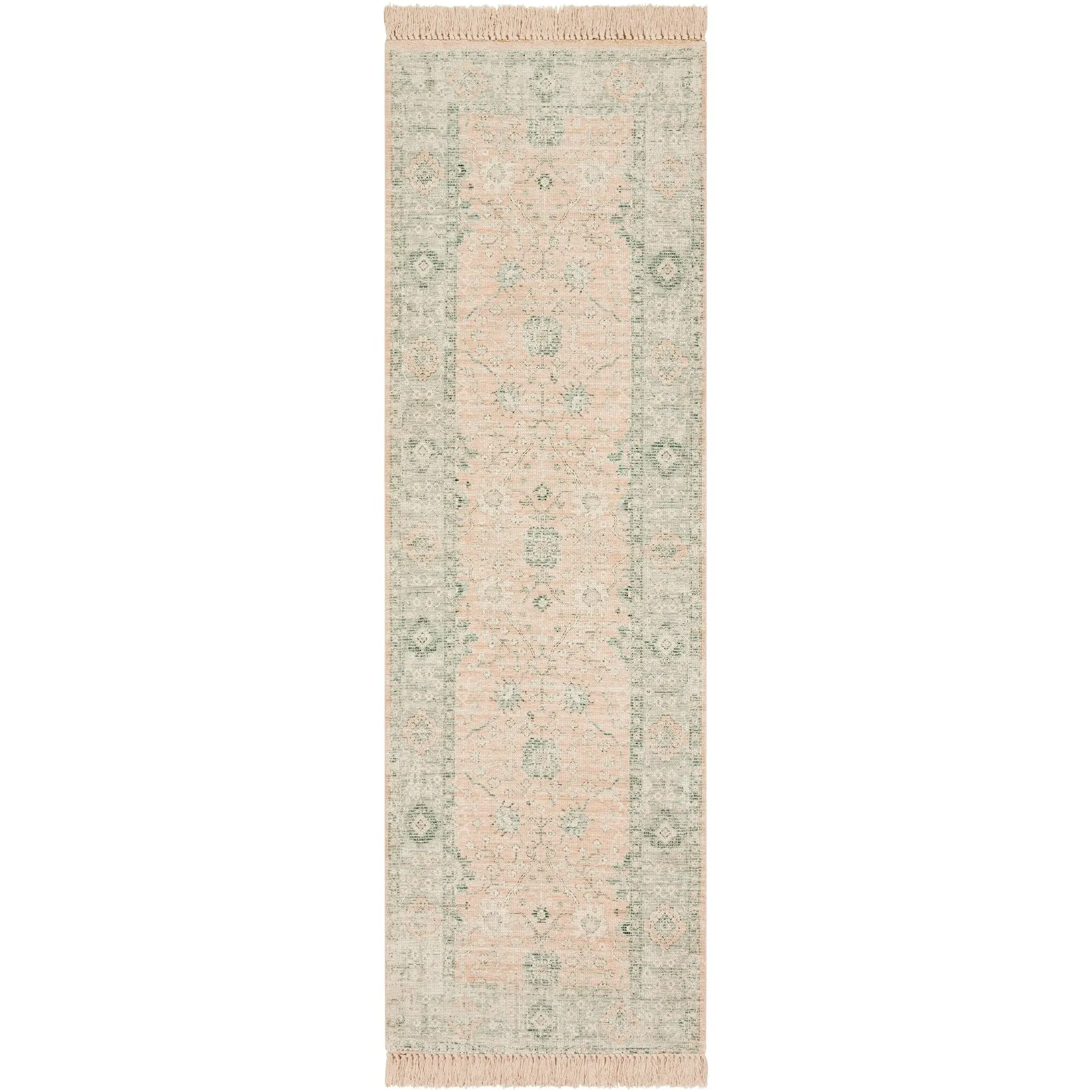 Livabliss Betsy Handmade Persian Floral Cotton Area Rug