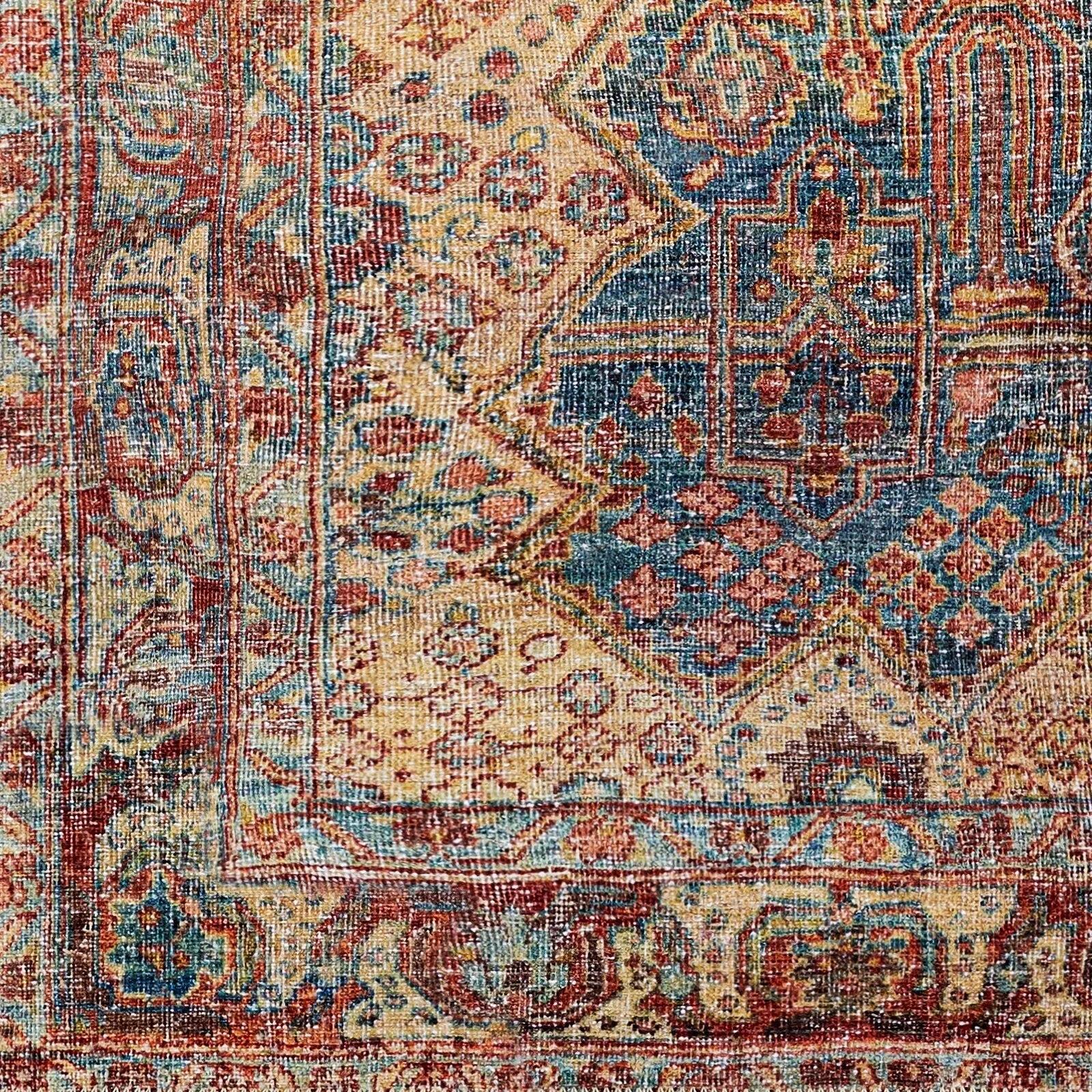 Livabliss Cardozo Vintage Machine Washable Area Rug