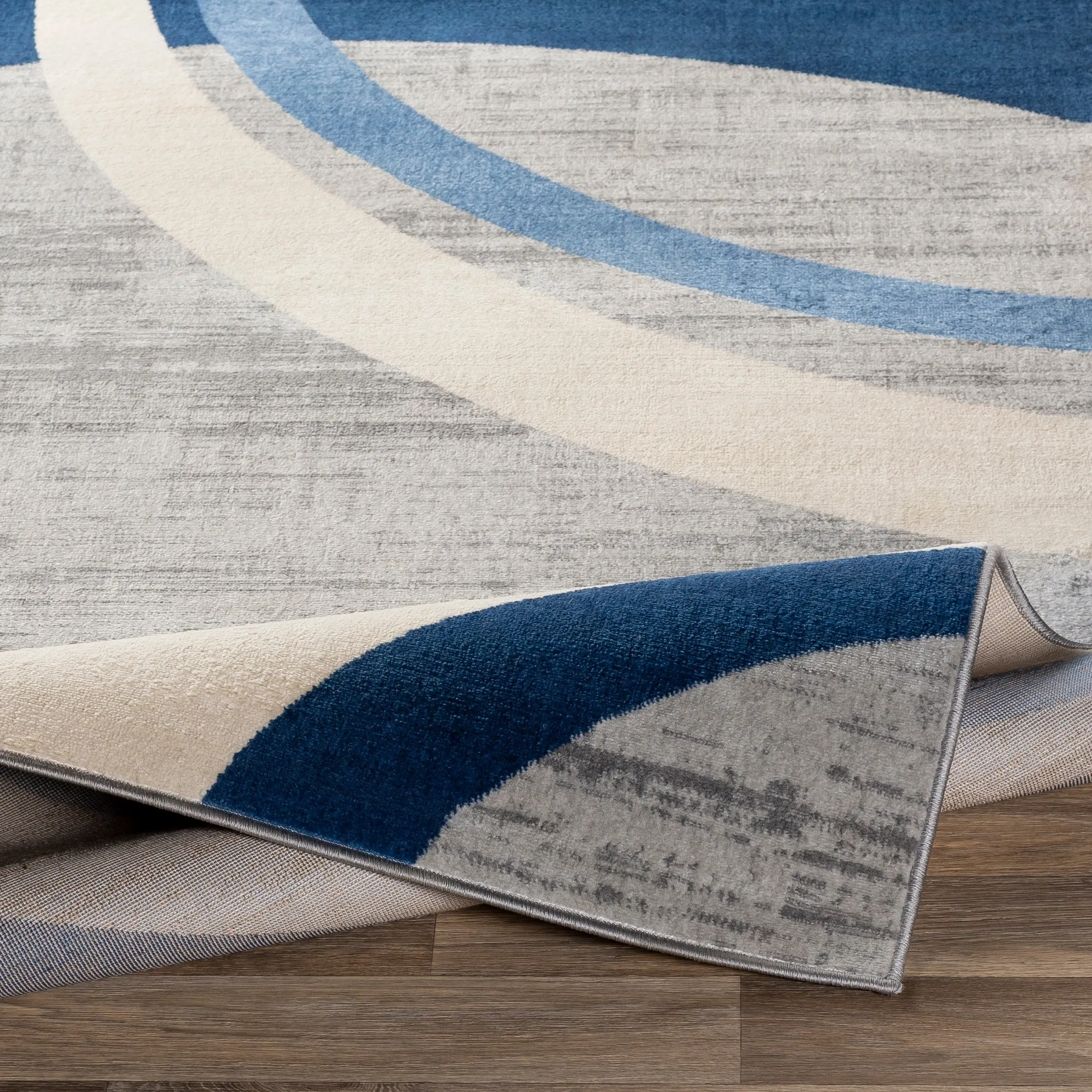 Livabliss Cenric Contemporary Circles Area Rug