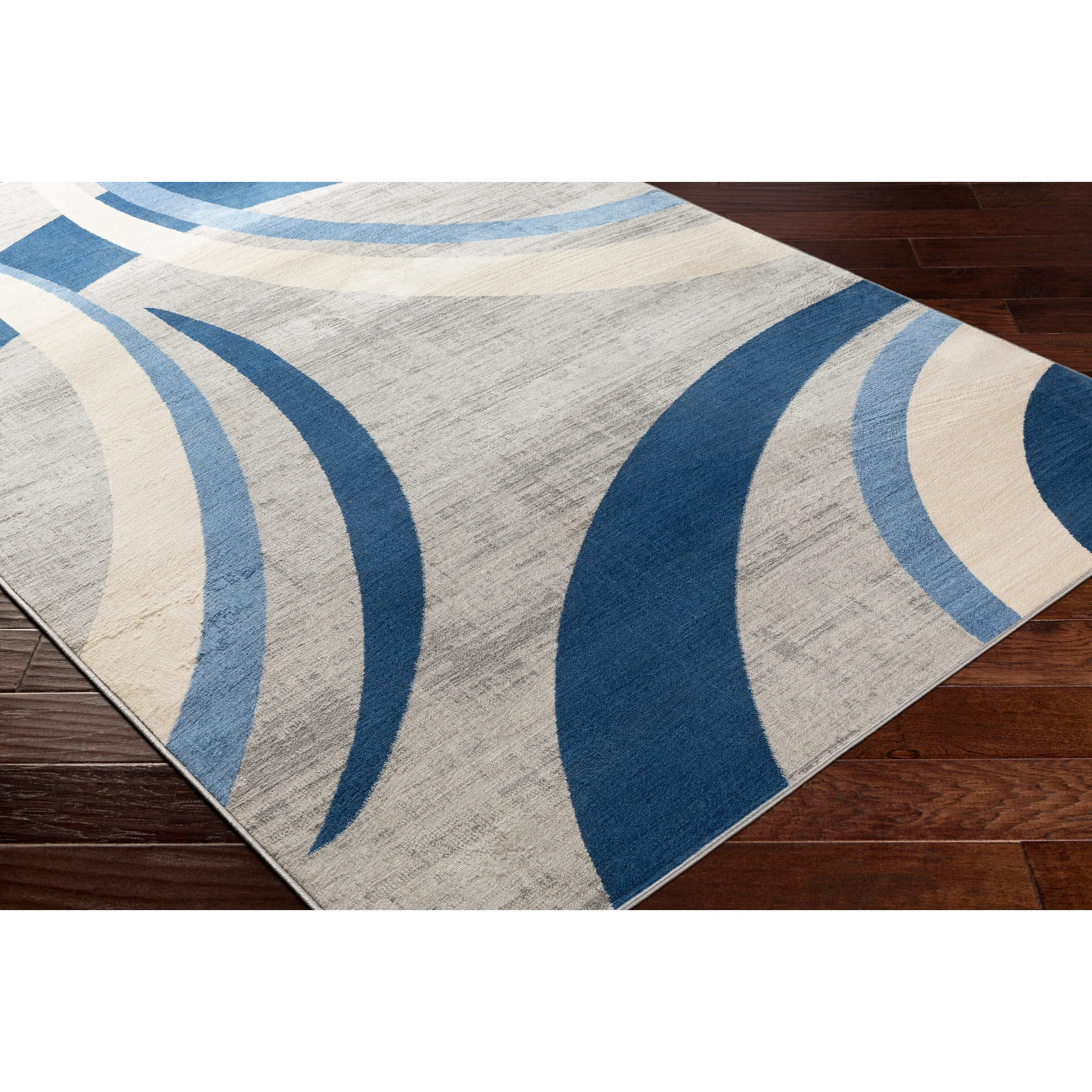 Livabliss Cenric Contemporary Circles Area Rug