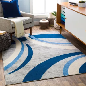 Livabliss Cenric Contemporary Circles Area Rug
