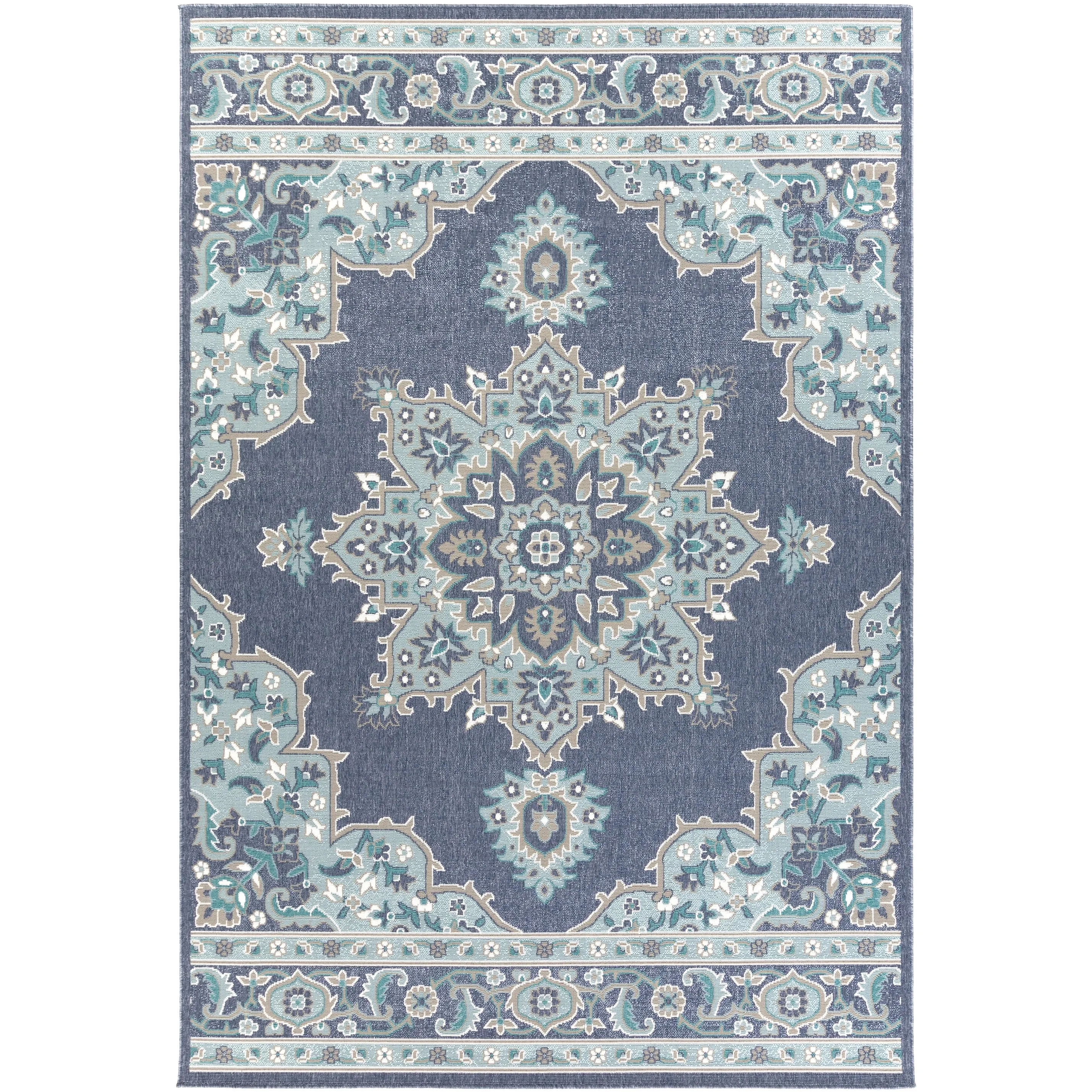 Livabliss Cesare Medallion Indoor/ Outdoor Area Rug