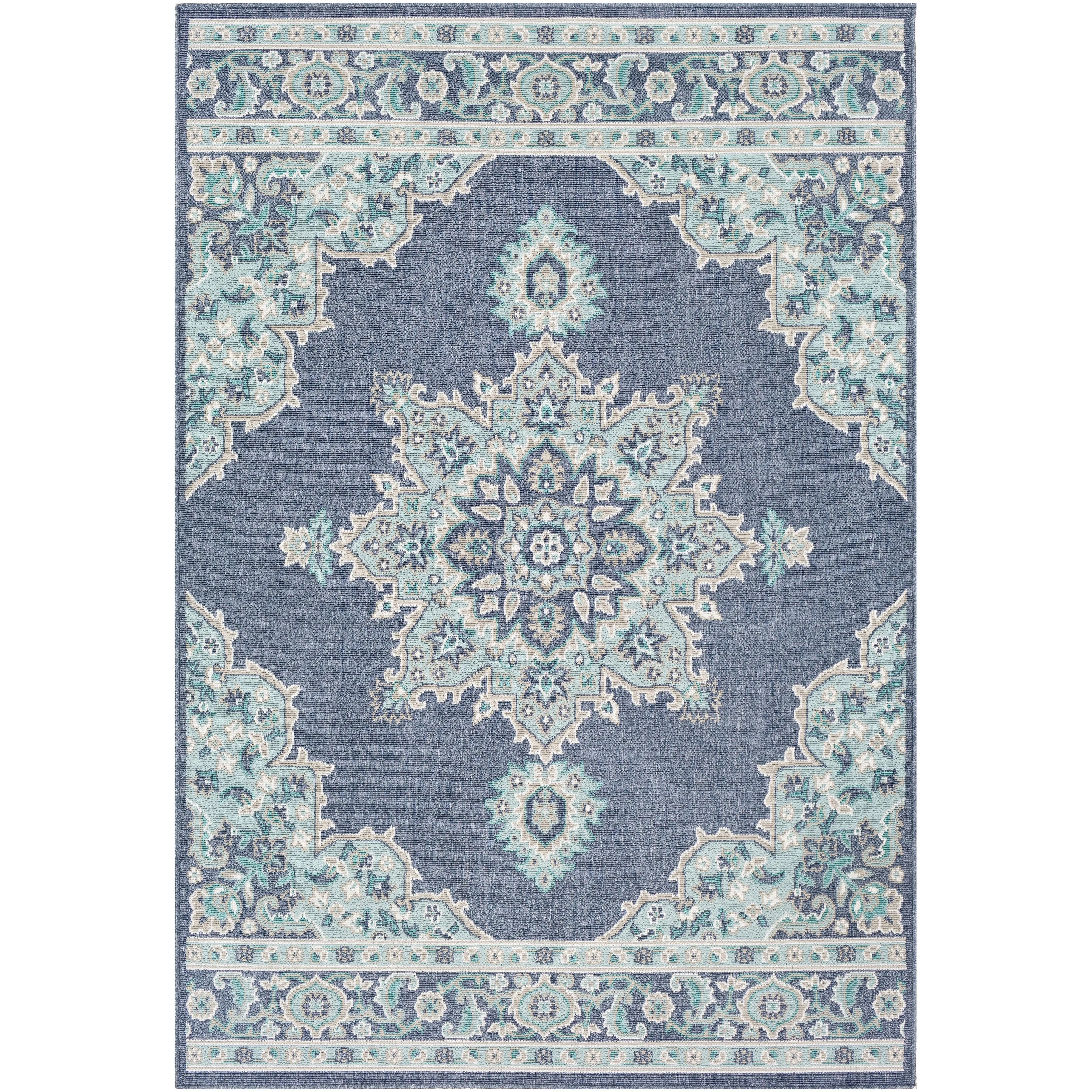 Livabliss Cesare Medallion Indoor/ Outdoor Area Rug