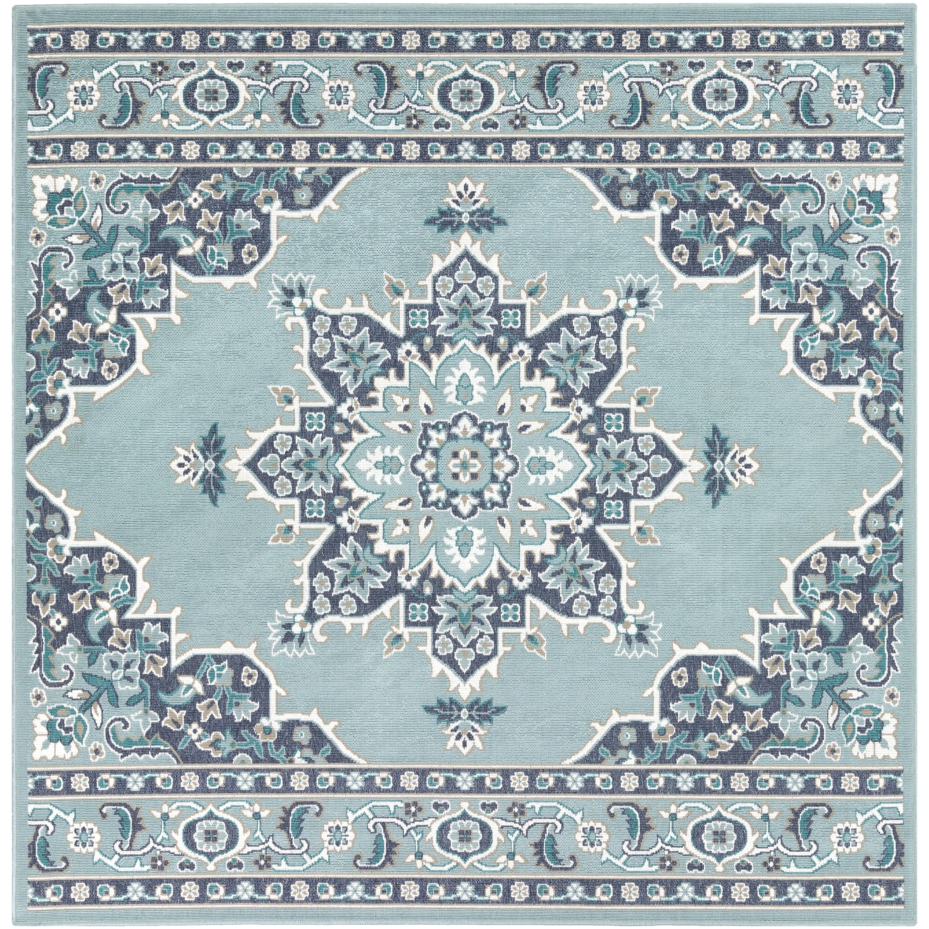 Livabliss Cesare Medallion Indoor/ Outdoor Area Rug