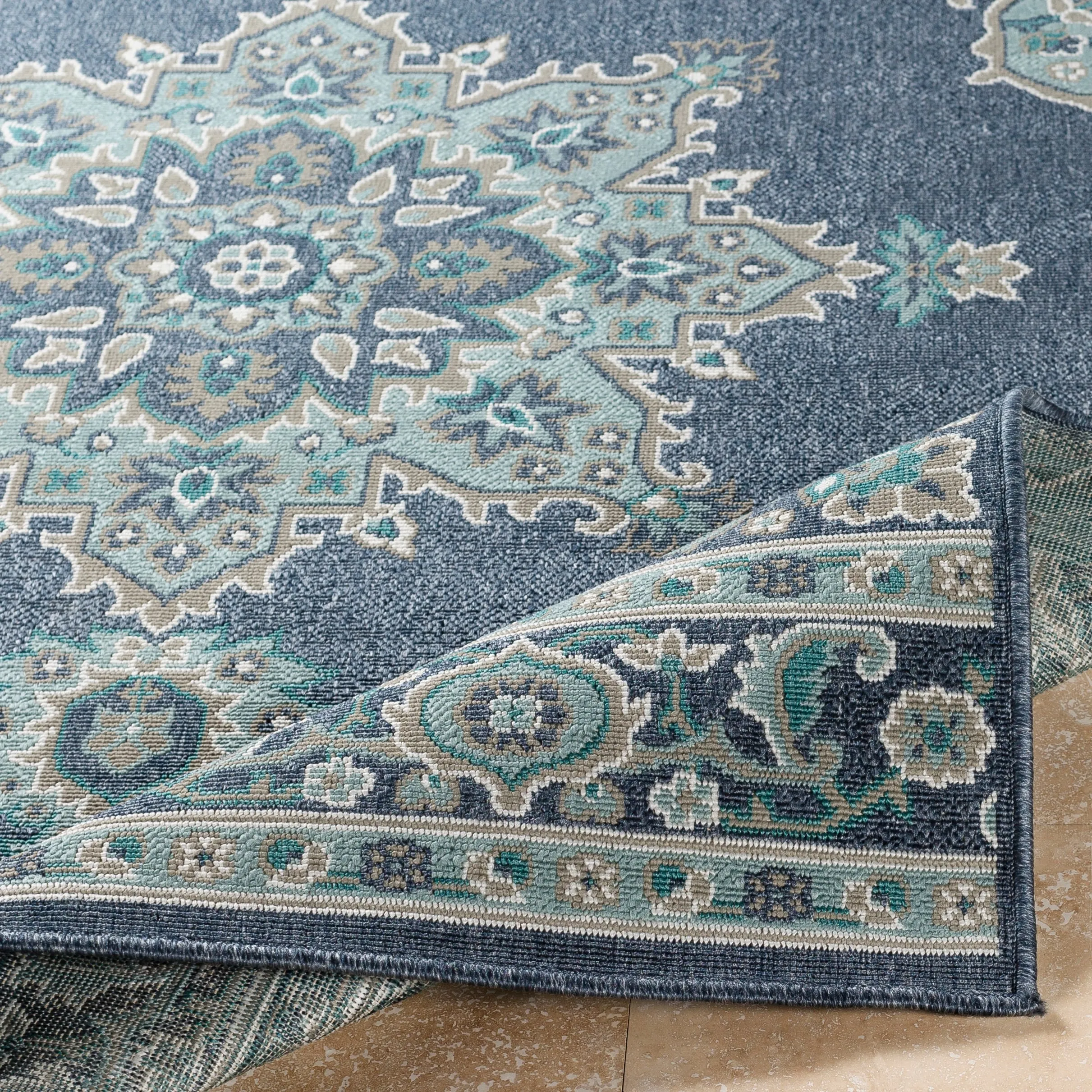 Livabliss Cesare Medallion Indoor/ Outdoor Area Rug
