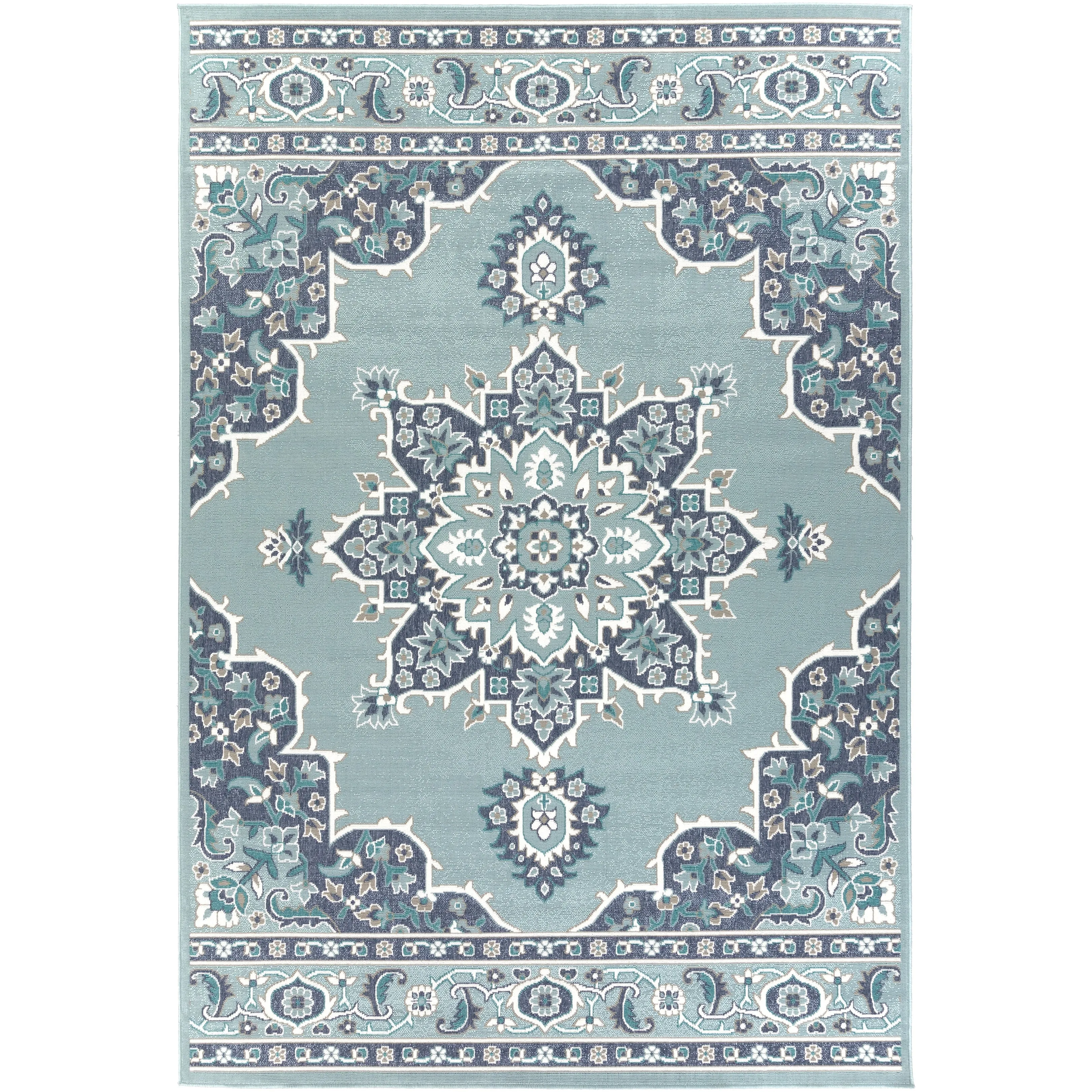 Livabliss Cesare Medallion Indoor/ Outdoor Area Rug
