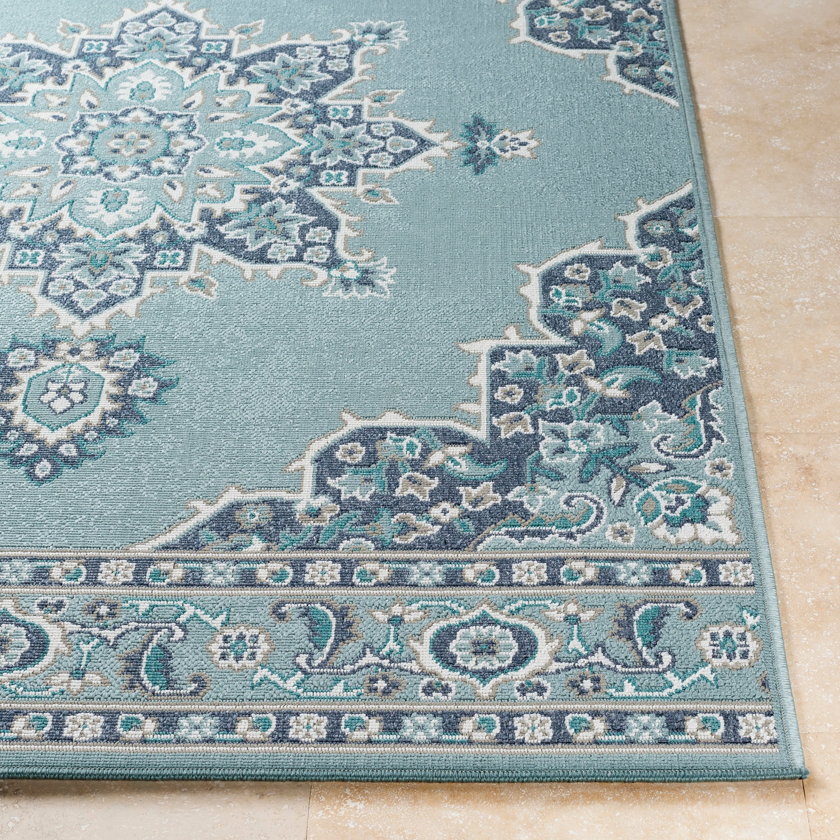 Livabliss Cesare Medallion Indoor/ Outdoor Area Rug