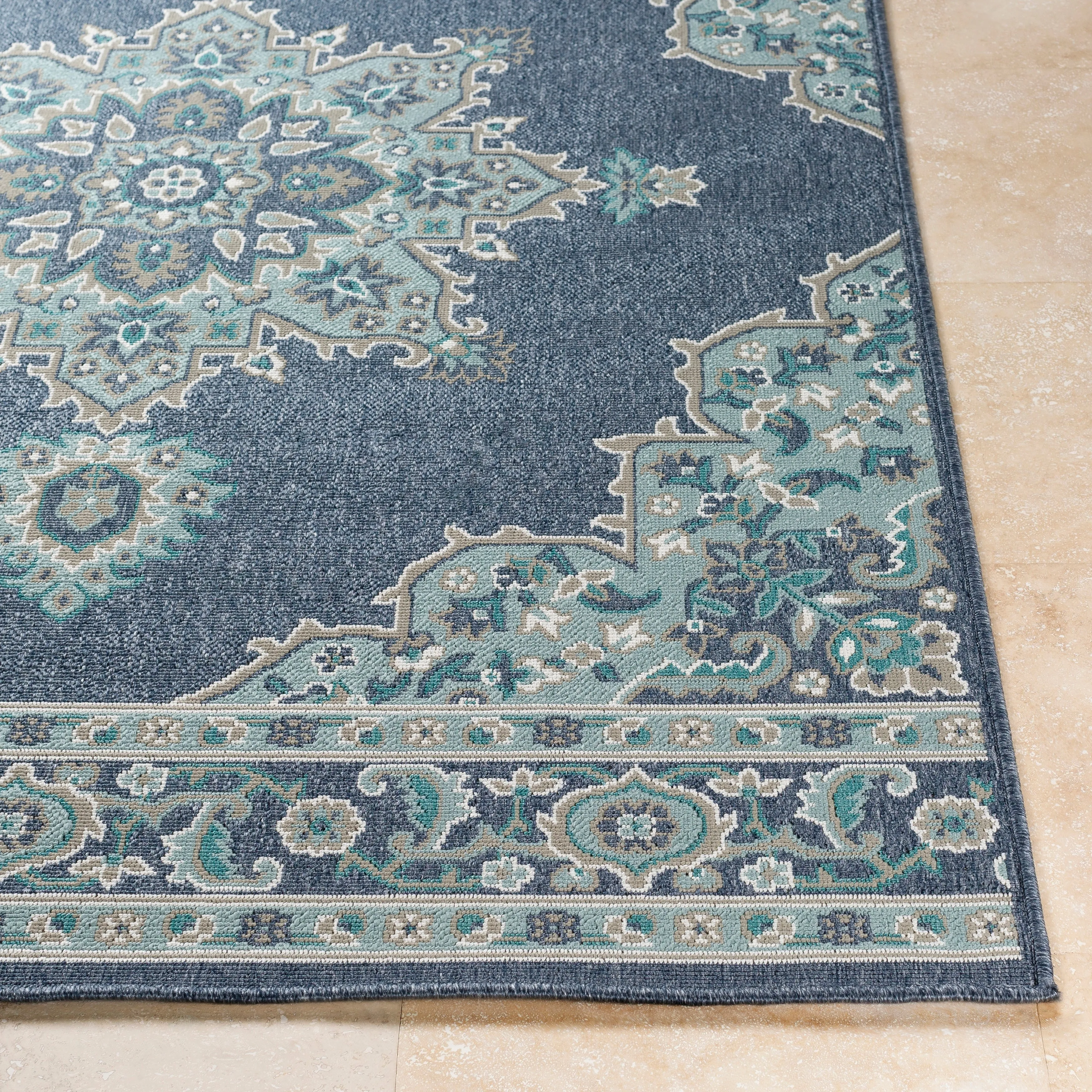 Livabliss Cesare Medallion Indoor/ Outdoor Area Rug