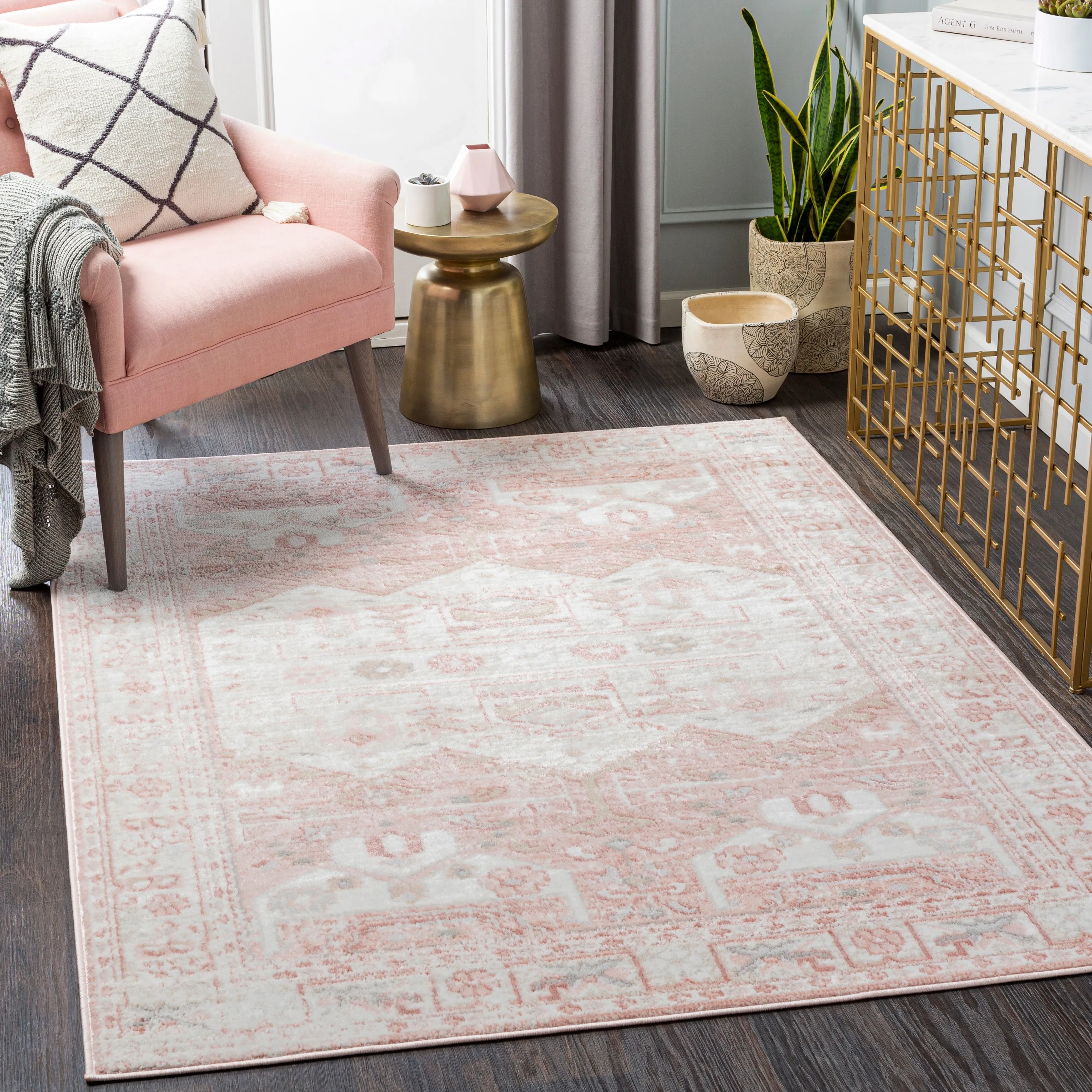 Livabliss Darena Global Medallion Area Rug