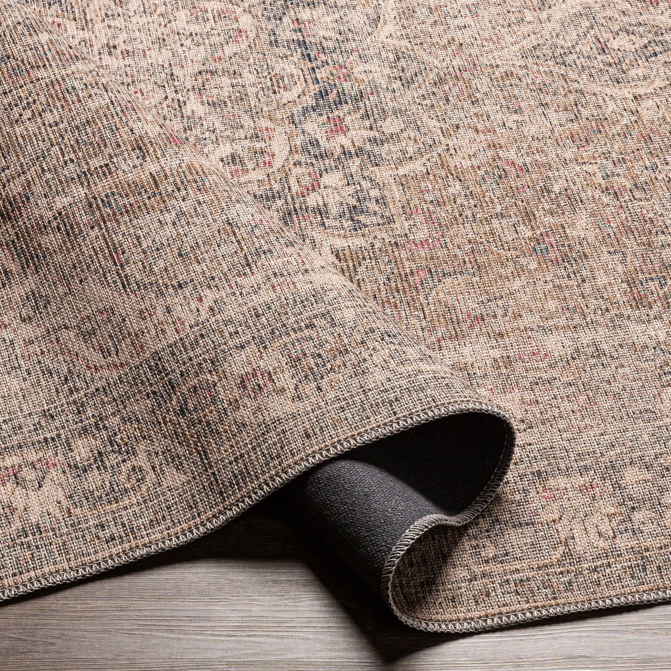 Livabliss Duquette Persian Medallion Printed Machine Washable Area Rug