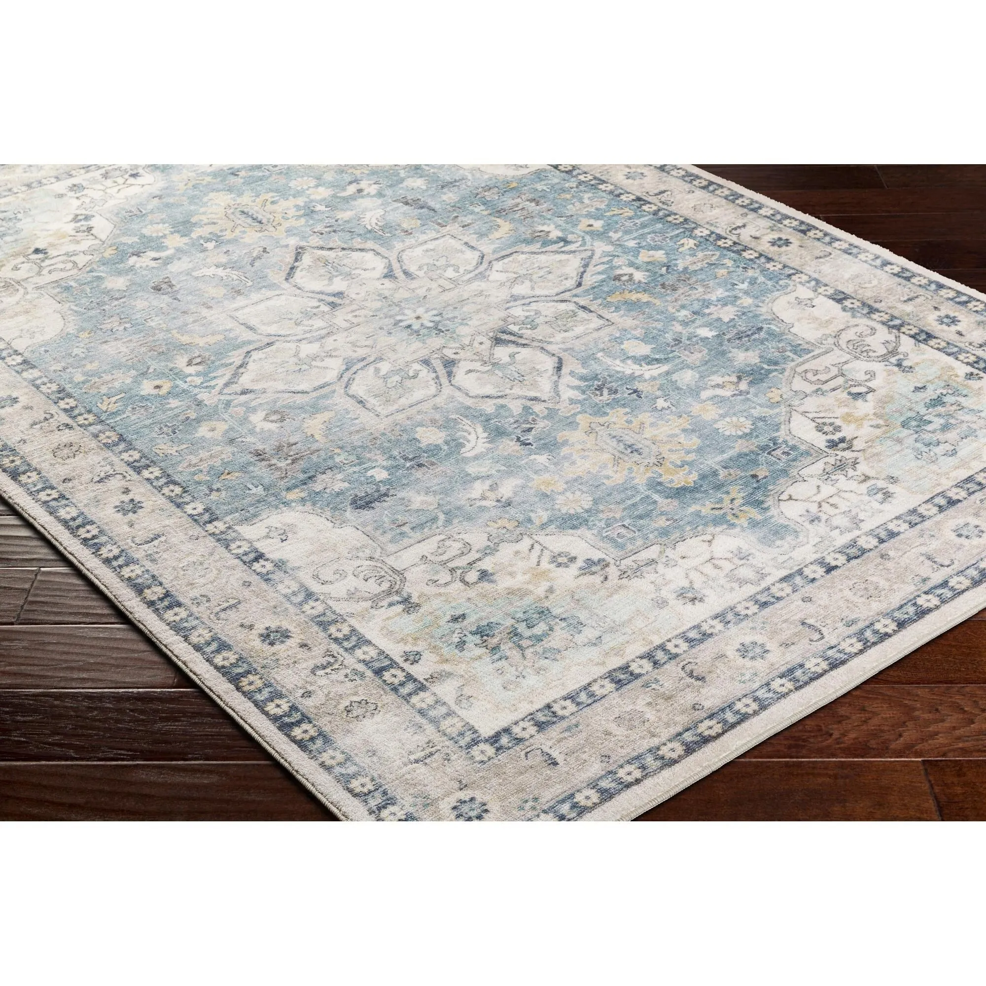 Livabliss Erin Updated Traditional Medallion Area Rug
