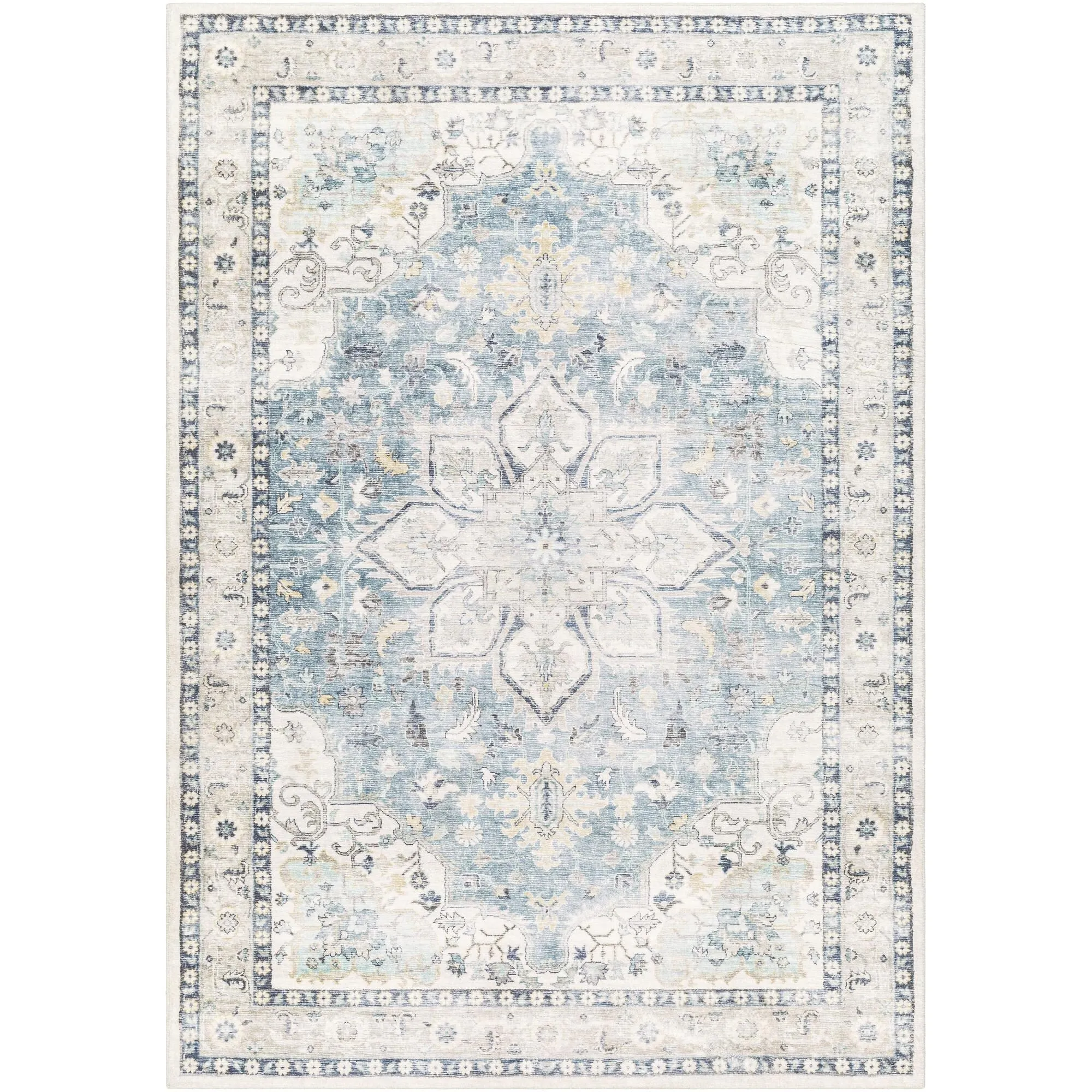Livabliss Erin Updated Traditional Medallion Area Rug